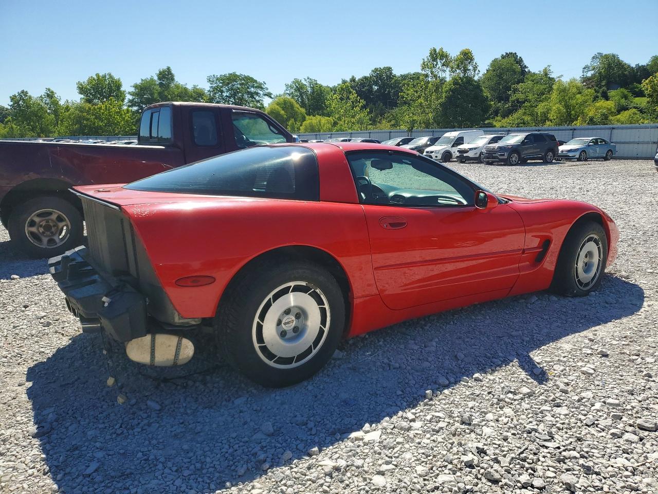 1998 Chevrolet Corvette Red vin: 1G1YY22G9W5117405