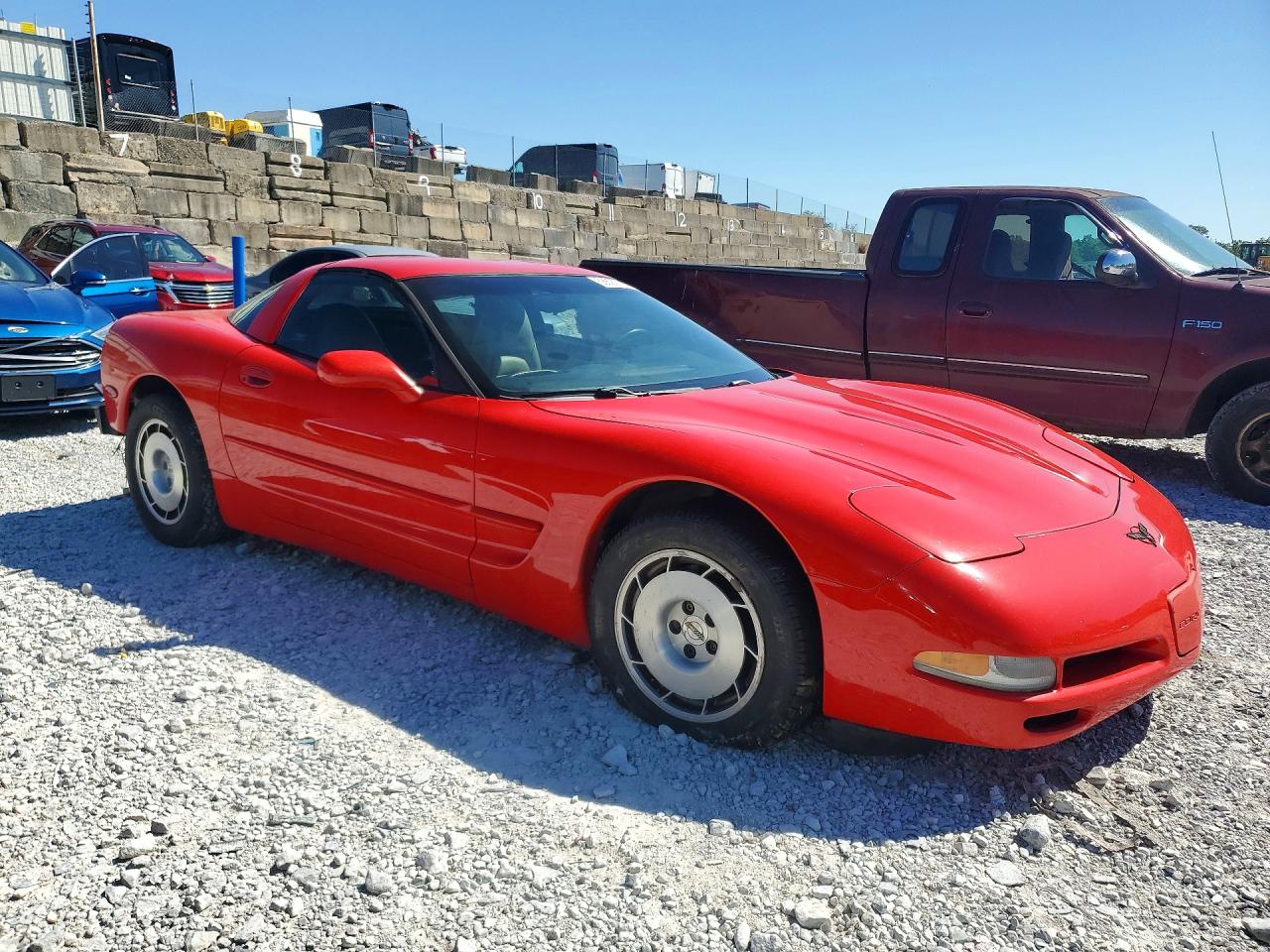 1998 Chevrolet Corvette Red vin: 1G1YY22G9W5117405
