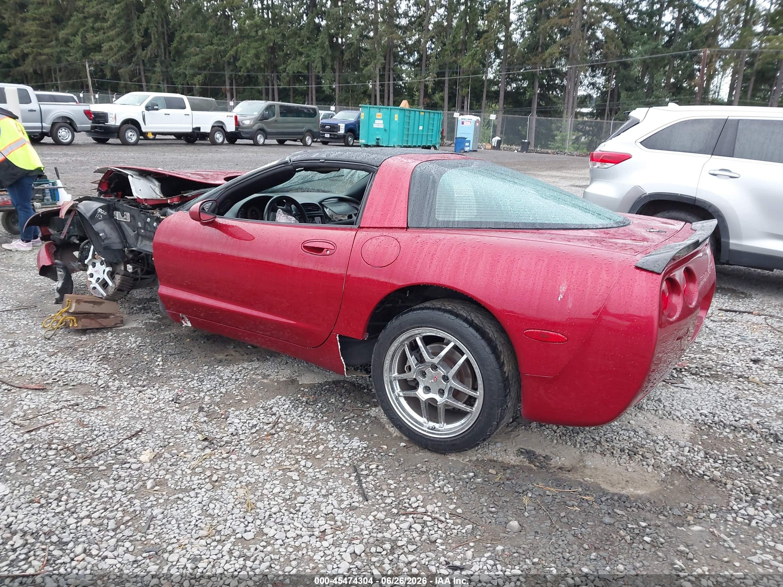 2004 Chevrolet Corvette   Красный vin: 1G1YY22GX45106765