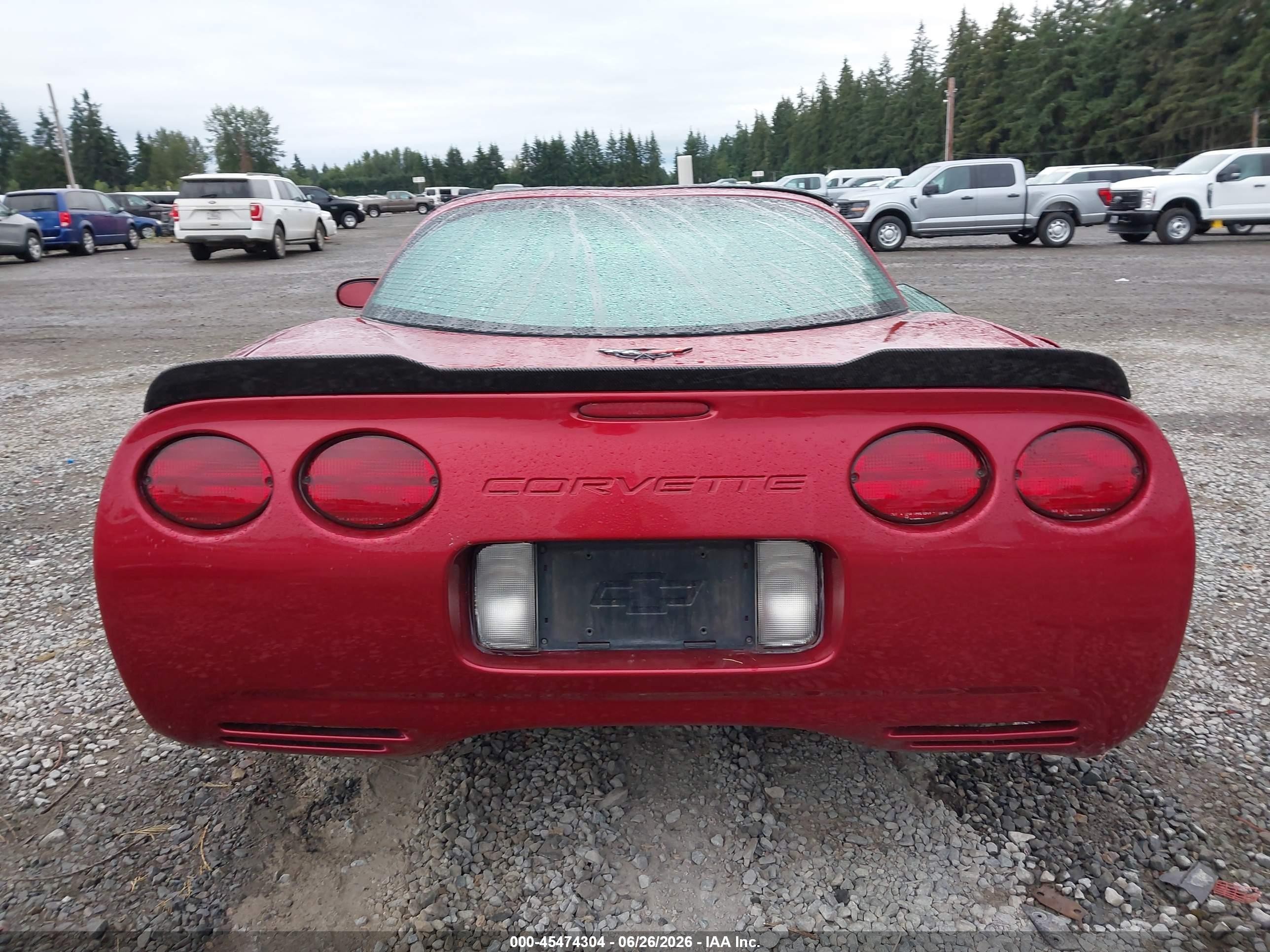 2004 Chevrolet Corvette   Красный vin: 1G1YY22GX45106765