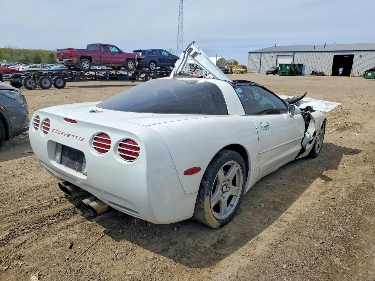 1999 Chevrolet Corvette White vin: 1G1YY22GXX5115454