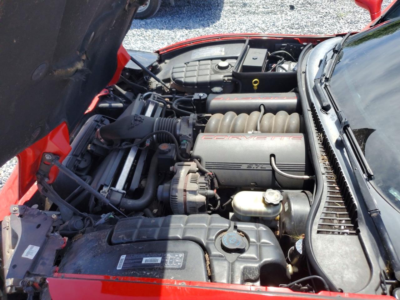 2000 Chevrolet Corvette Red vin: 1G1YY22GXY5125421