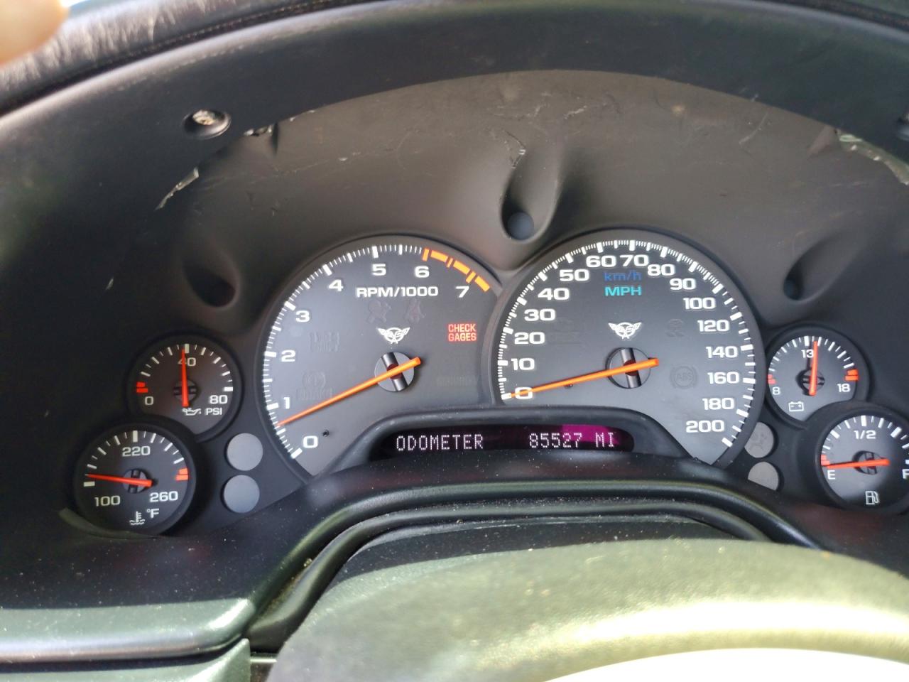 2000 Chevrolet Corvette Red vin: 1G1YY22GXY5125421