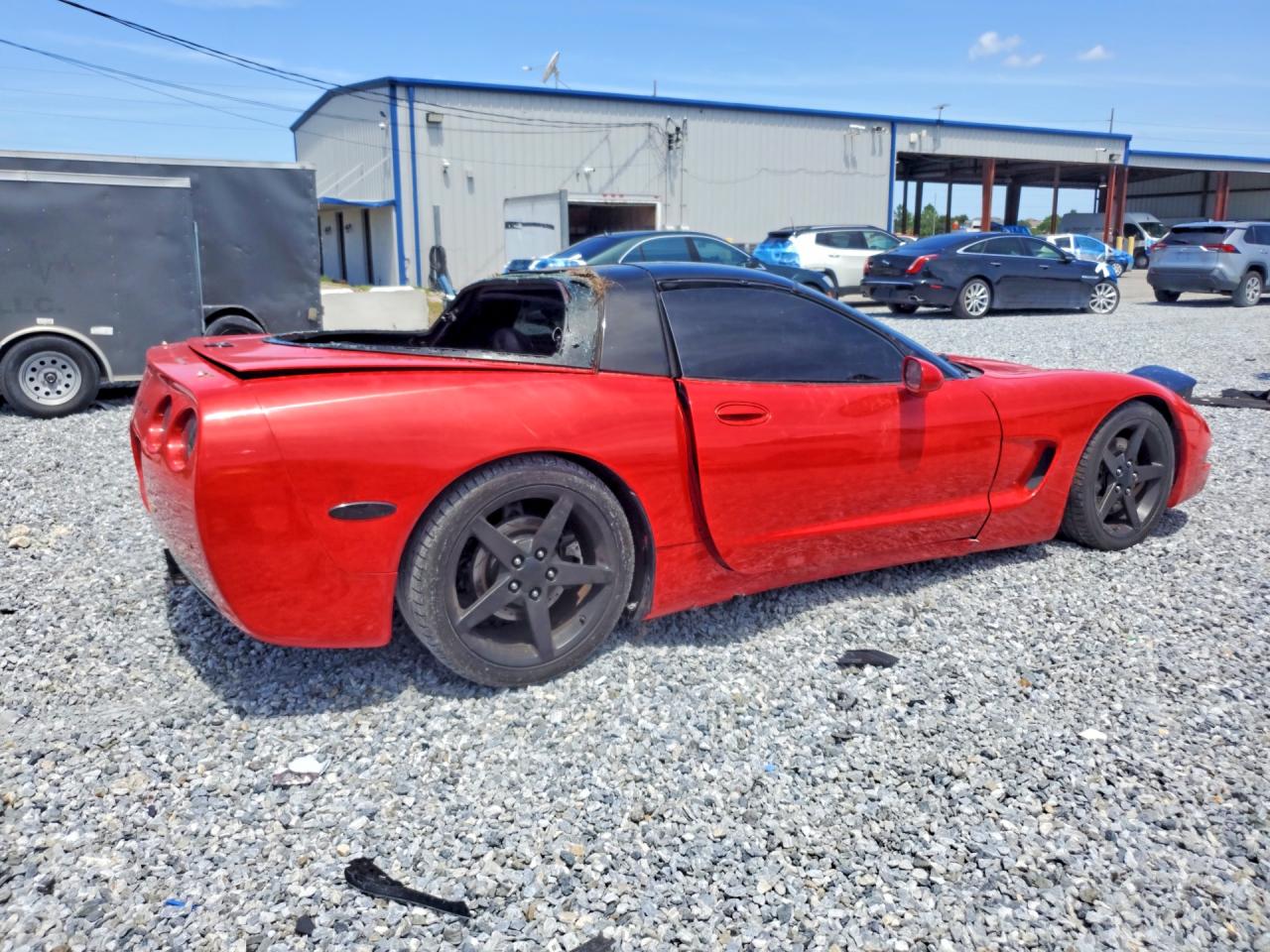 2000 Chevrolet Corvette Red vin: 1G1YY22GXY5125421