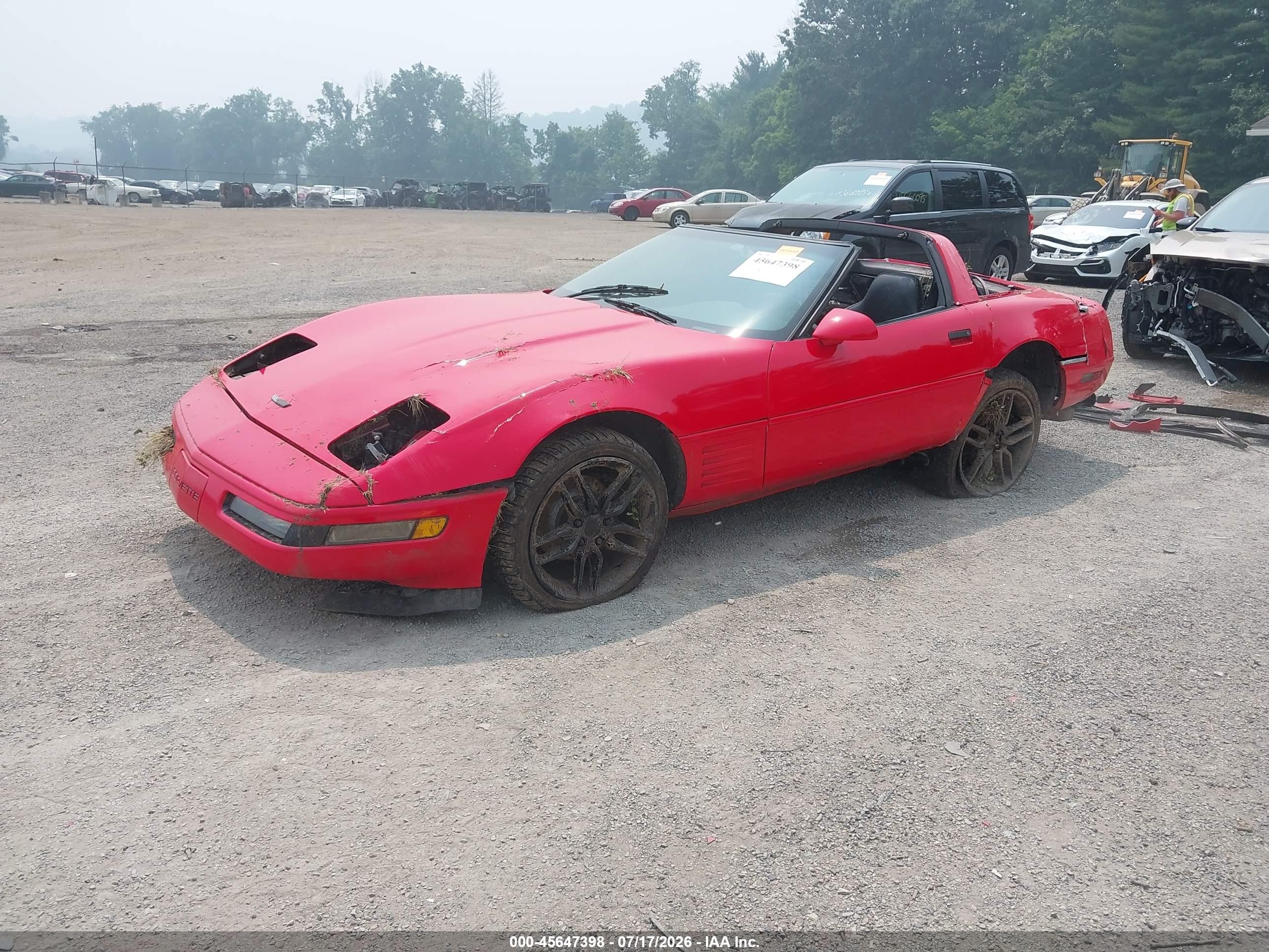 1994 Chevrolet Corvette   Red vin: 1G1YY22P0R5116681