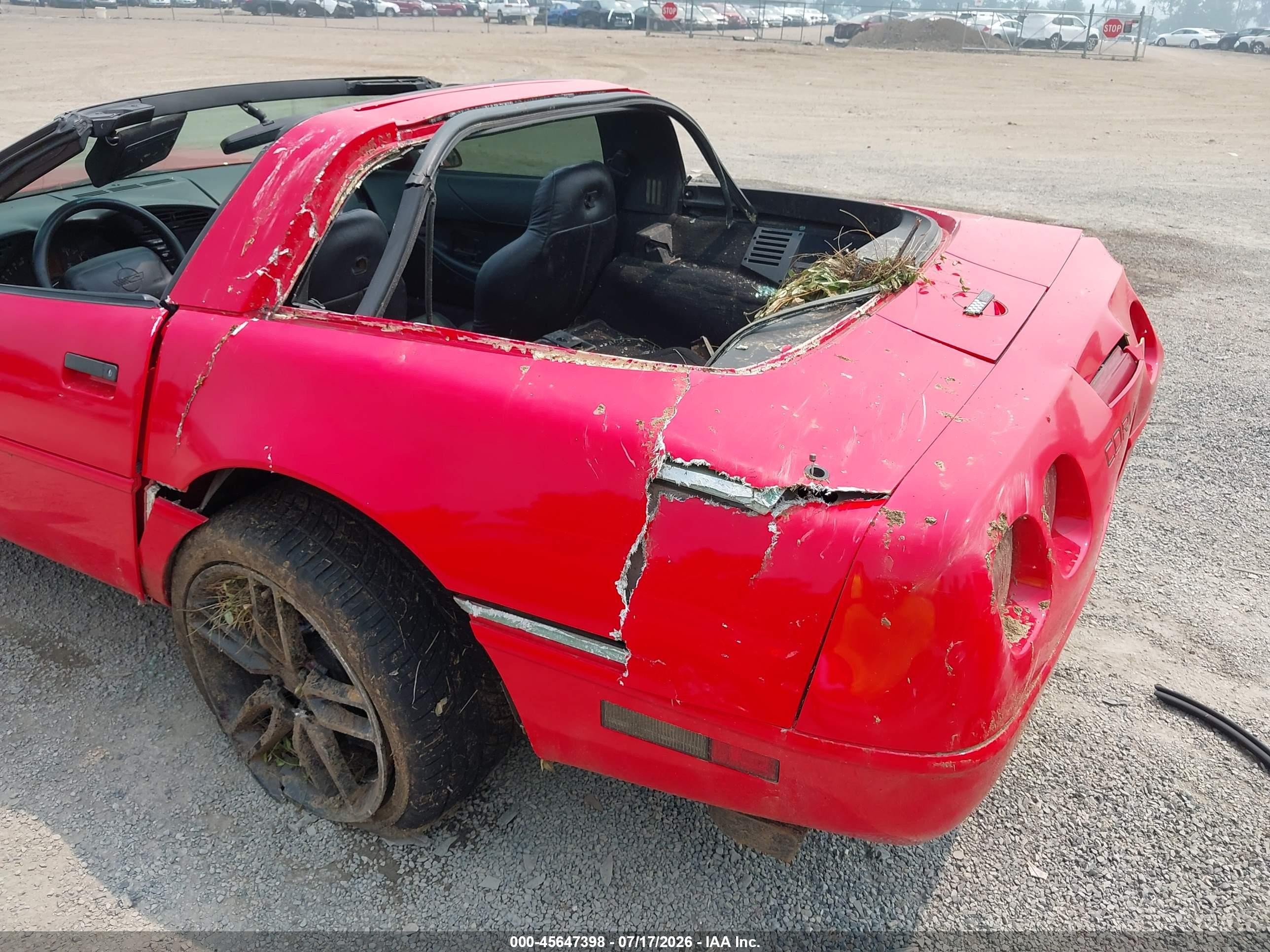 1994 Chevrolet Corvette   Red vin: 1G1YY22P0R5116681