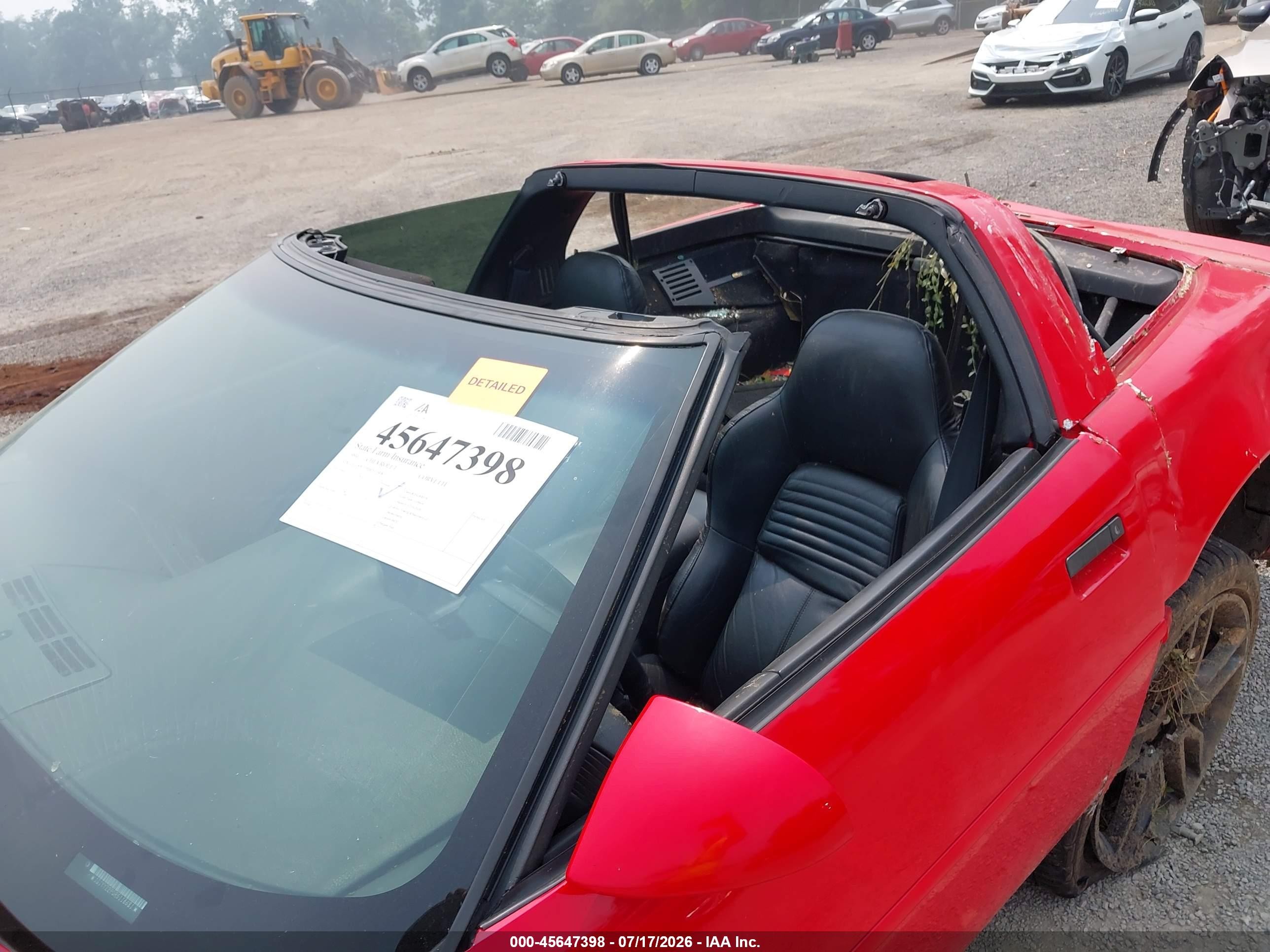 1994 Chevrolet Corvette   Red vin: 1G1YY22P0R5116681