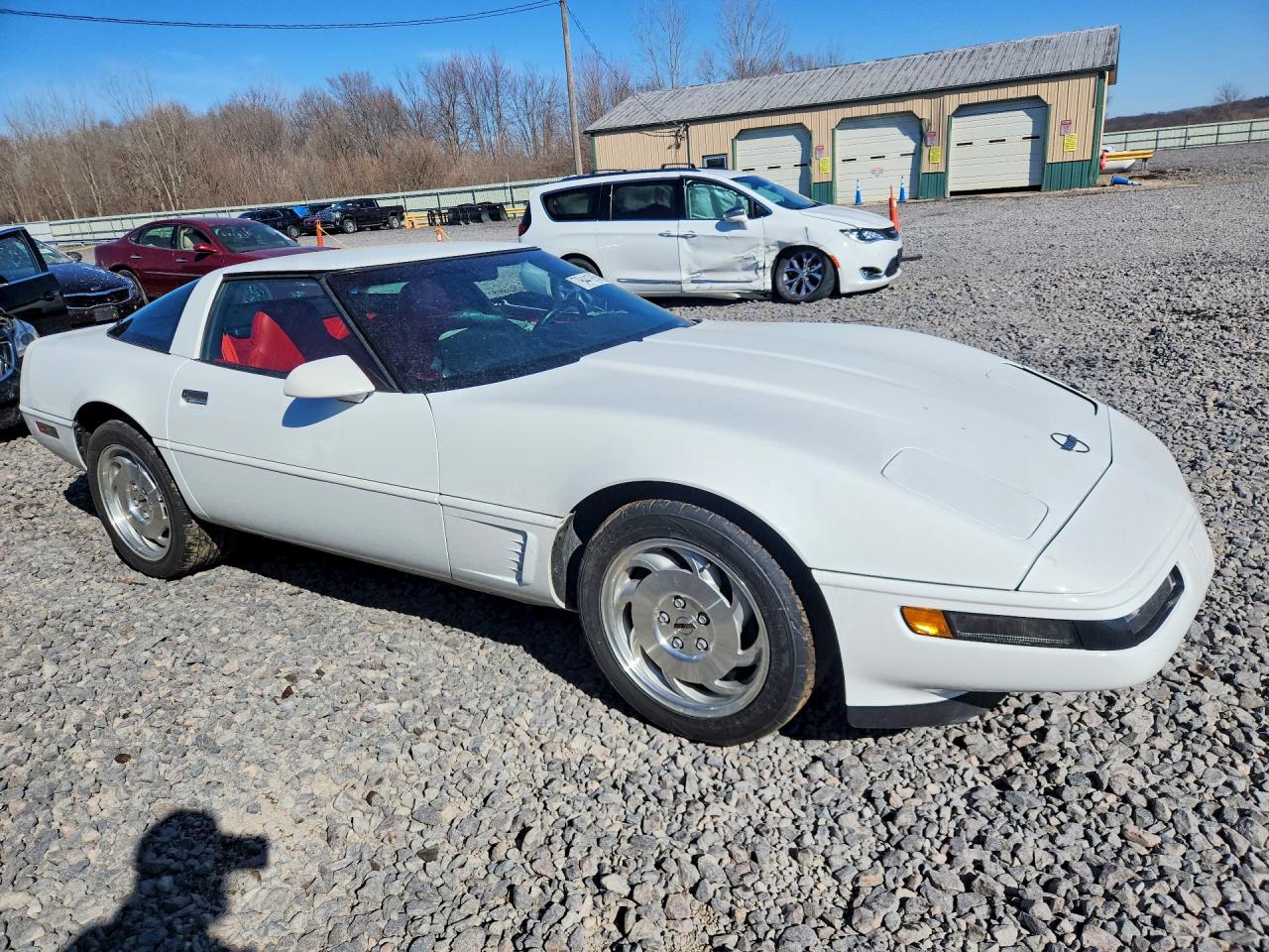 1995 Chev Corvette White vin: 1G1YY22P0S5119909