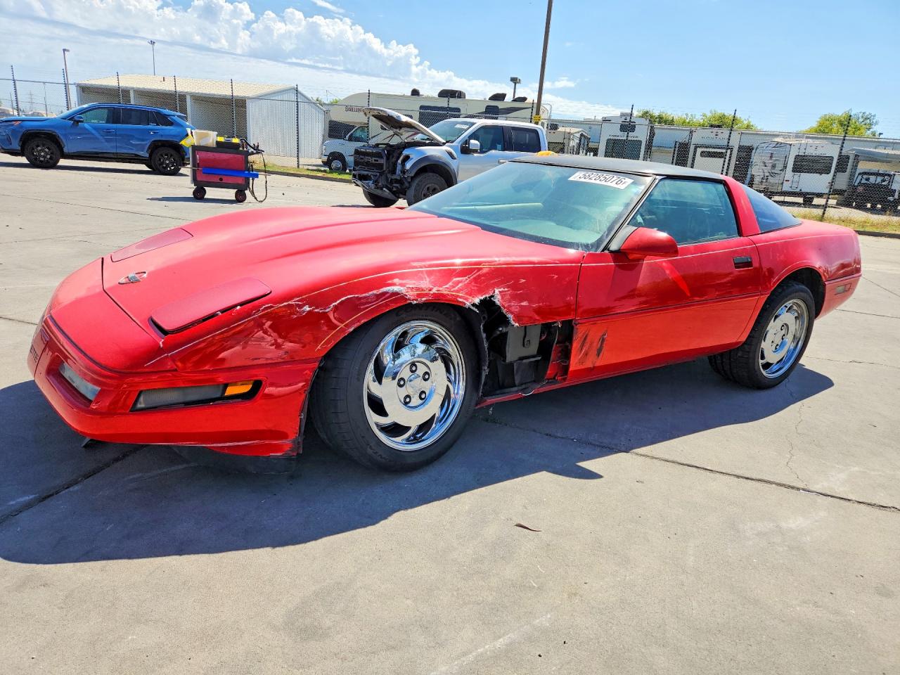 1996 Chevrolet Corvette Red vin: 1G1YY22P0T5118440