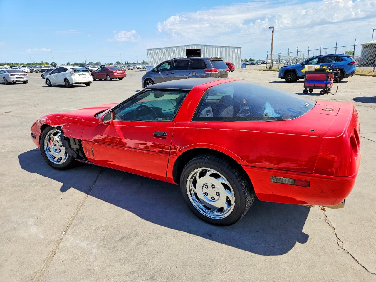 1996 Chevrolet Corvette Red vin: 1G1YY22P0T5118440