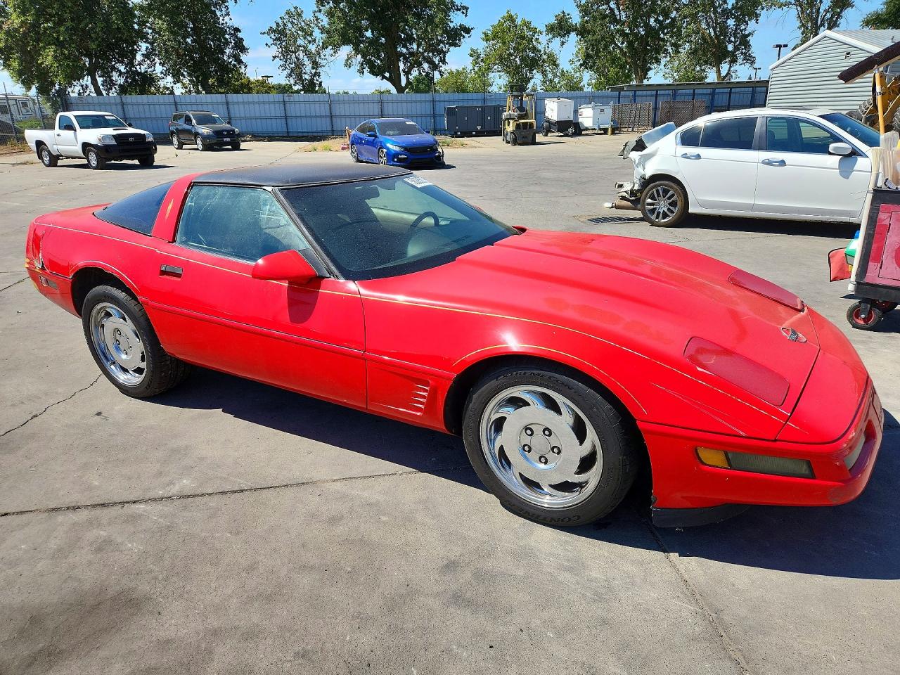 1996 Chevrolet Corvette Red vin: 1G1YY22P0T5118440