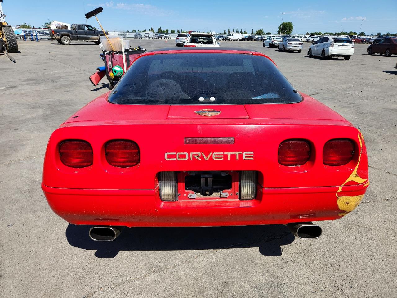 1996 Chevrolet Corvette Red vin: 1G1YY22P0T5118440