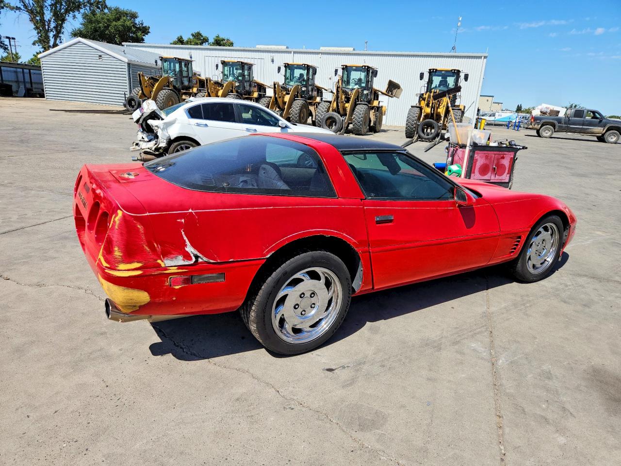 1996 Chevrolet Corvette Red vin: 1G1YY22P0T5118440