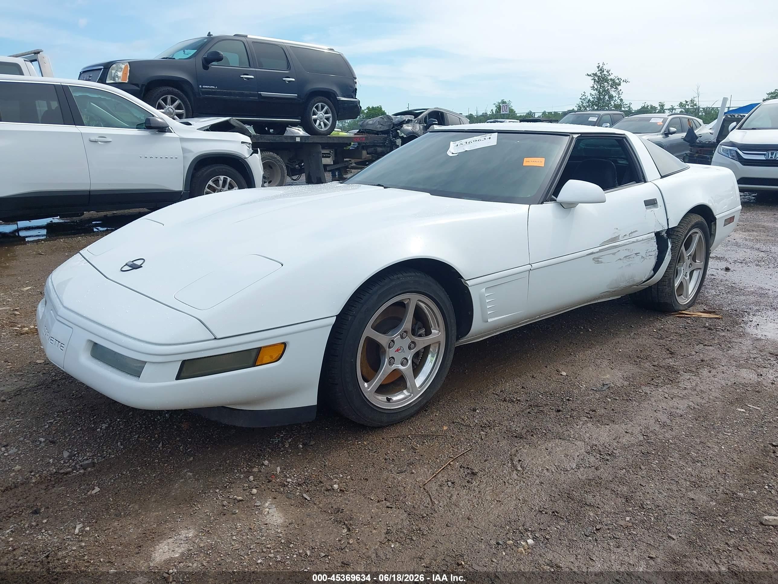 1996 Chevrolet Corvette   White vin: 1G1YY22P0T5119040