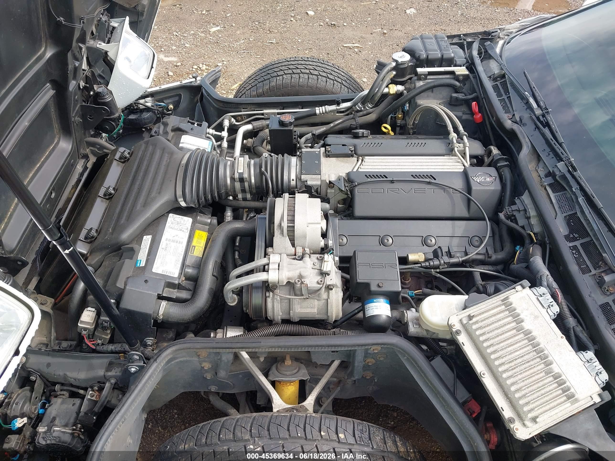1996 Chevrolet Corvette   White vin: 1G1YY22P0T5119040
