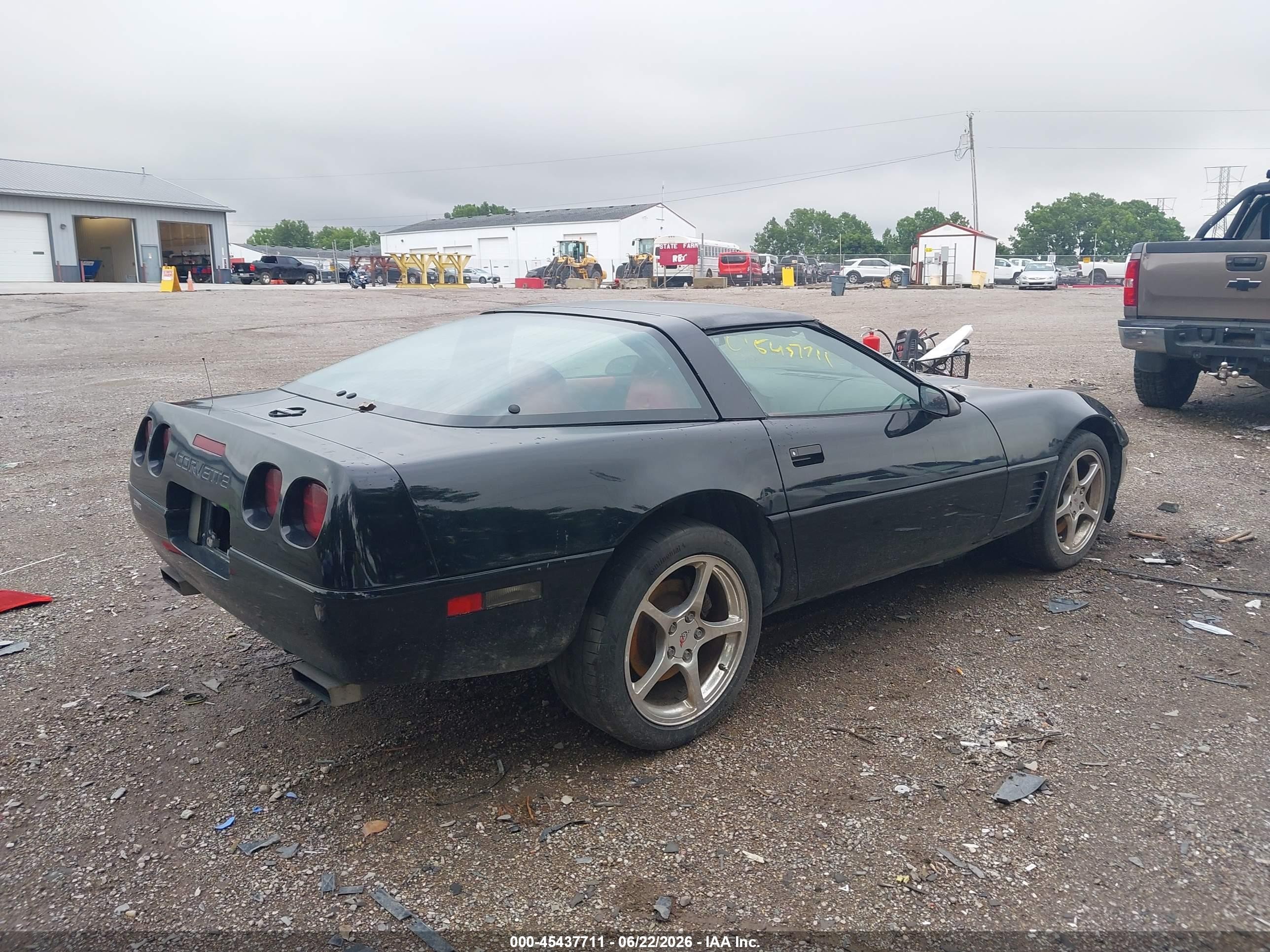 1996 Chevrolet Corvette Черный vin: 1G1YY22P1T5100299
