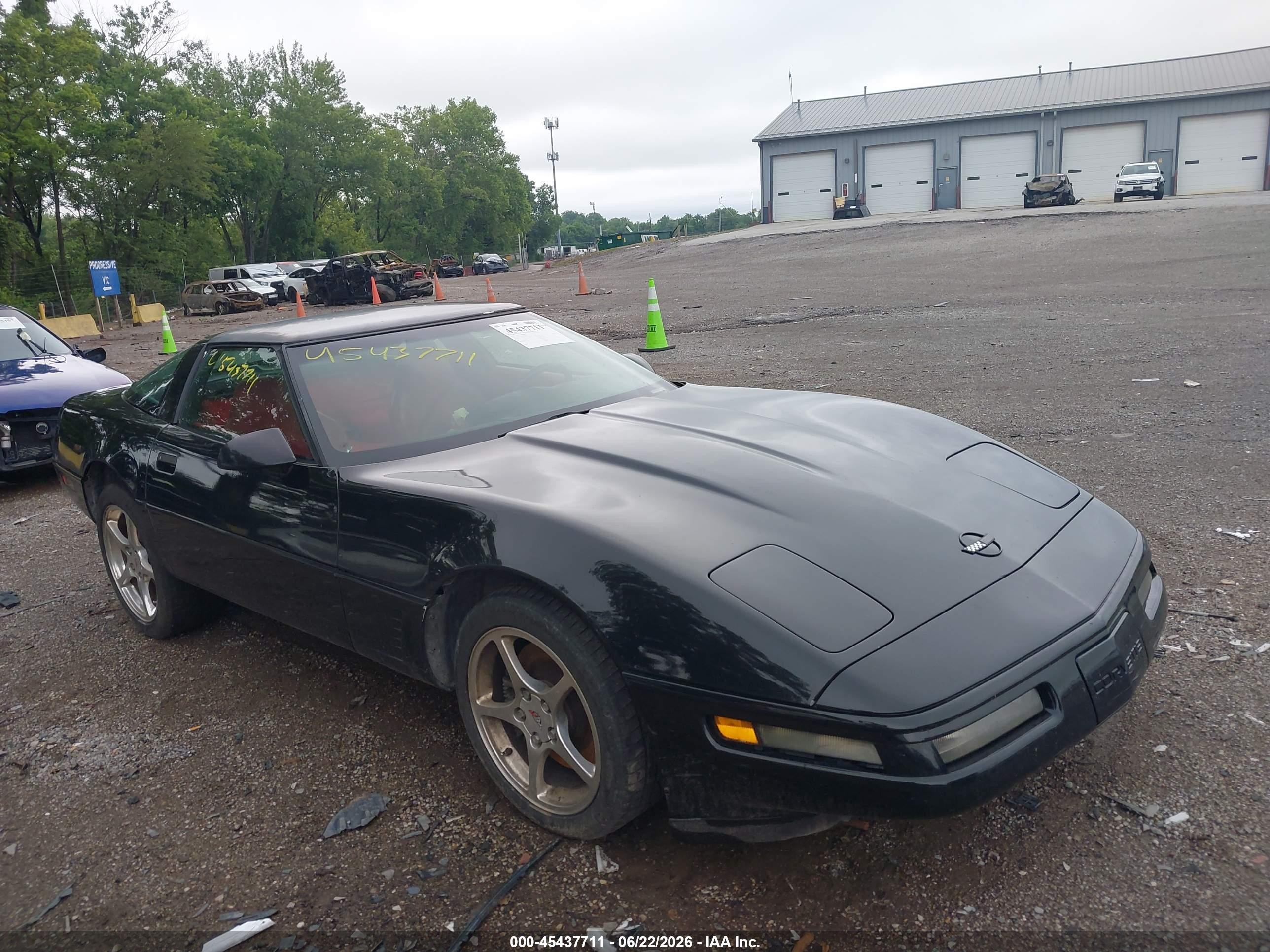 1996 Chevrolet Corvette Черный vin: 1G1YY22P1T5100299
