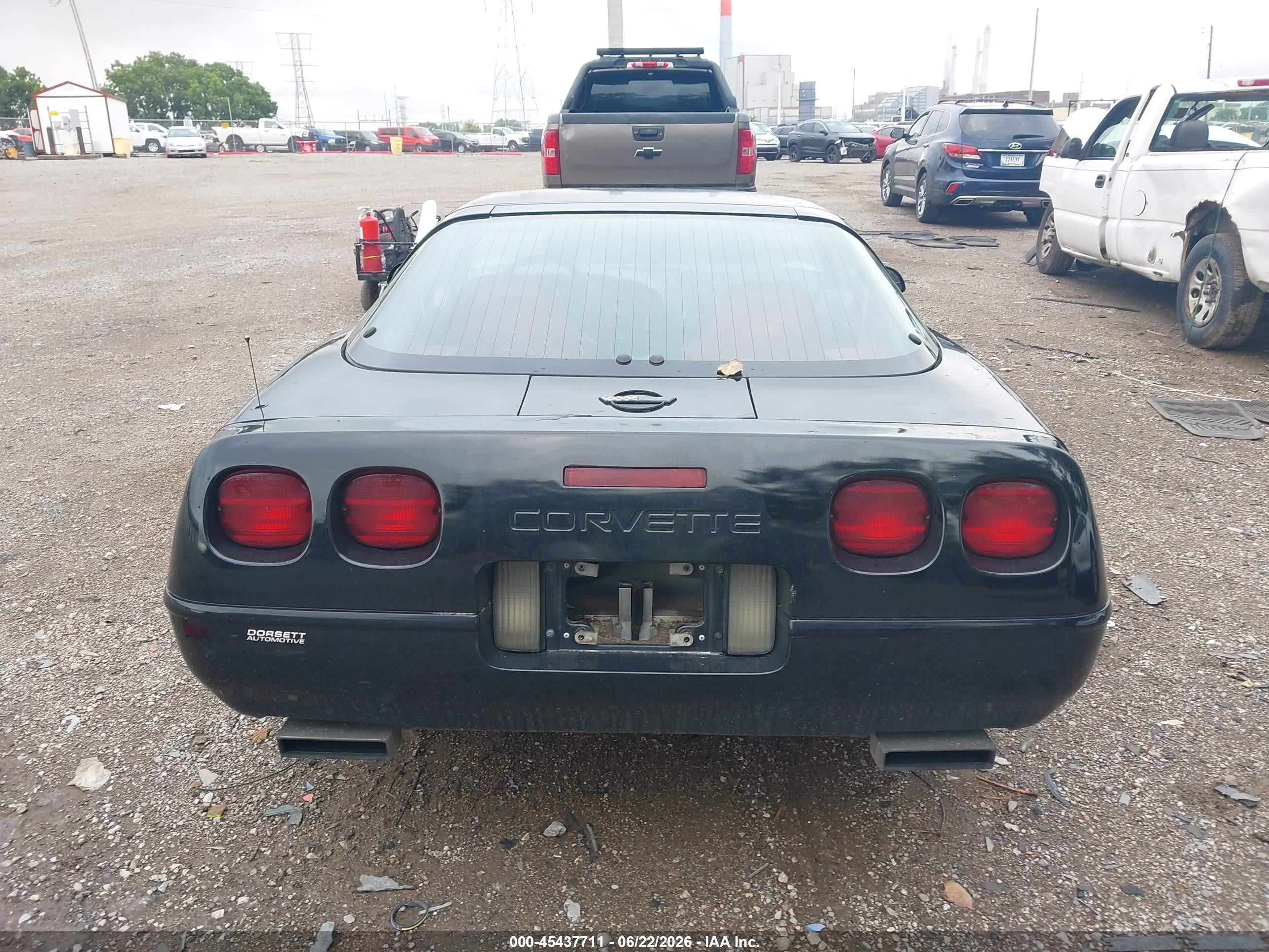1996 Chevrolet Corvette Черный vin: 1G1YY22P1T5100299