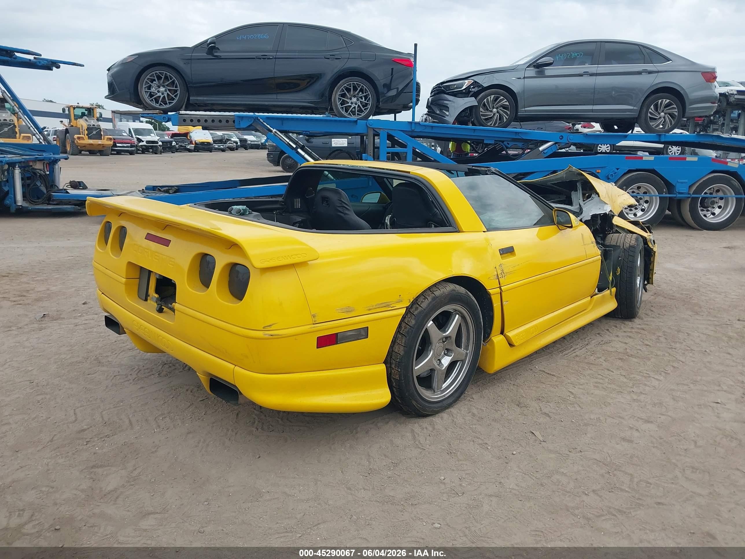 1995 Chevrolet Corvette   Yellow vin: 1G1YY22P2S5104795