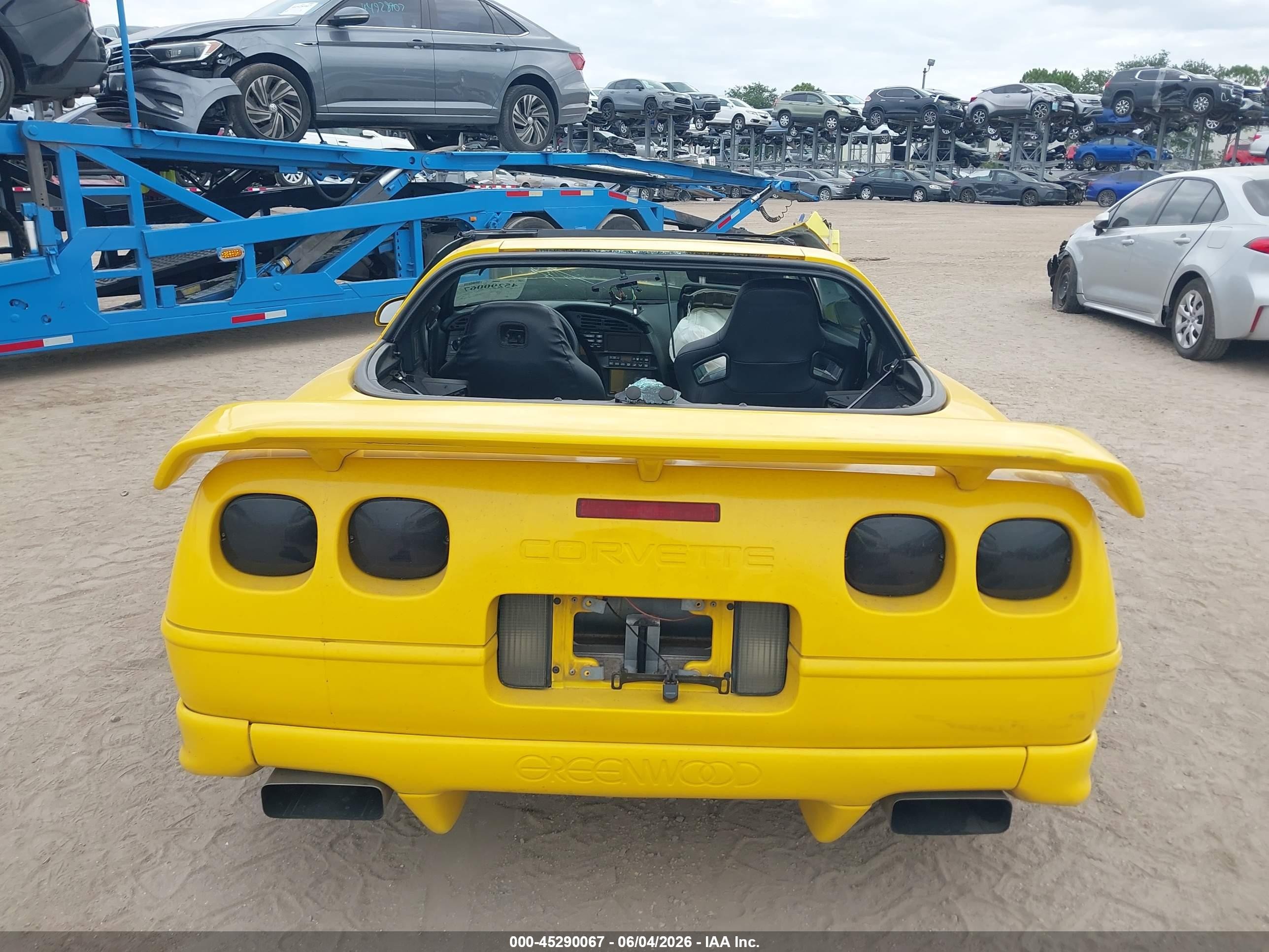 1995 Chevrolet Corvette   Yellow vin: 1G1YY22P2S5104795