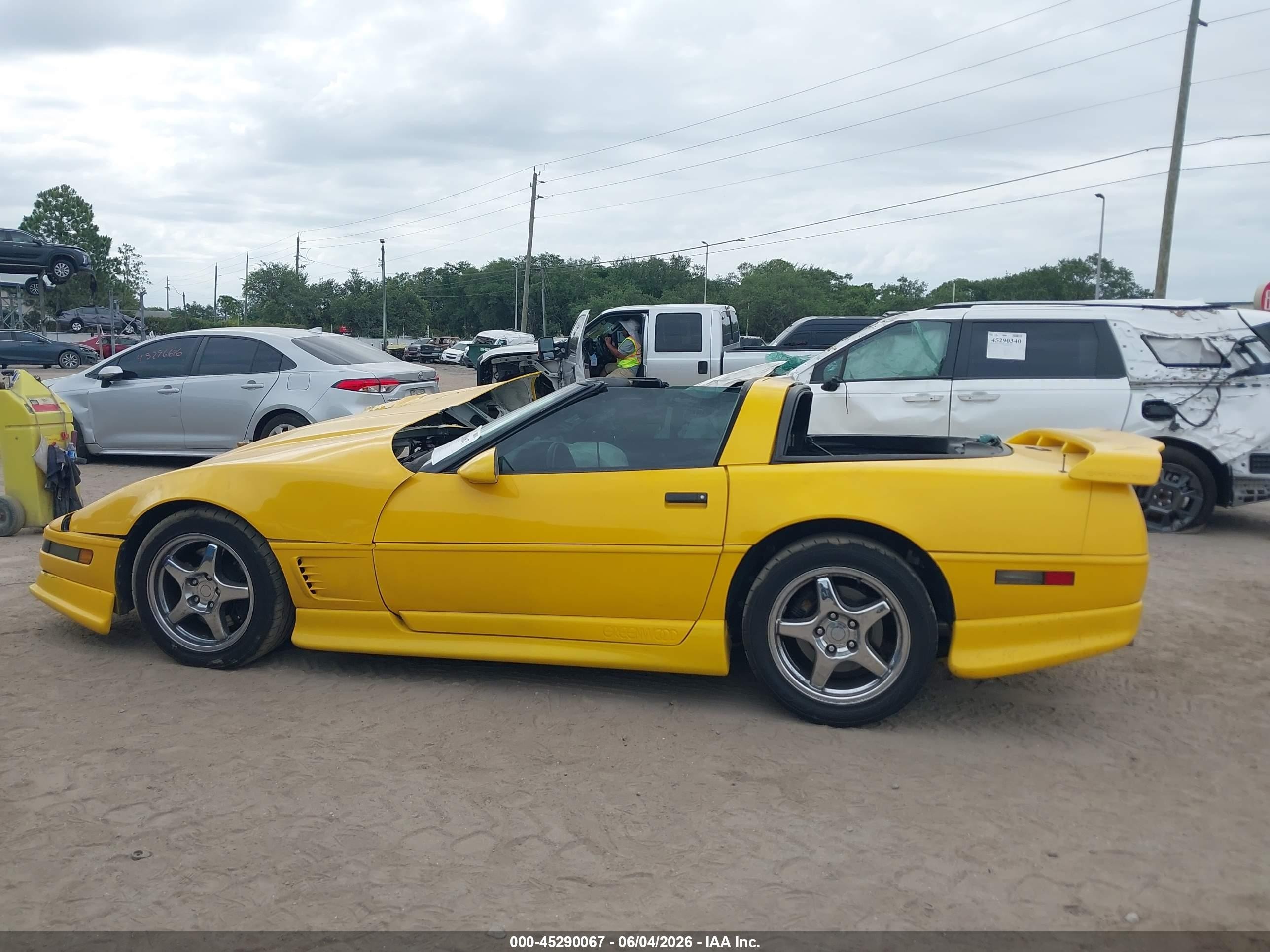 1995 Chevrolet Corvette   Yellow vin: 1G1YY22P2S5104795