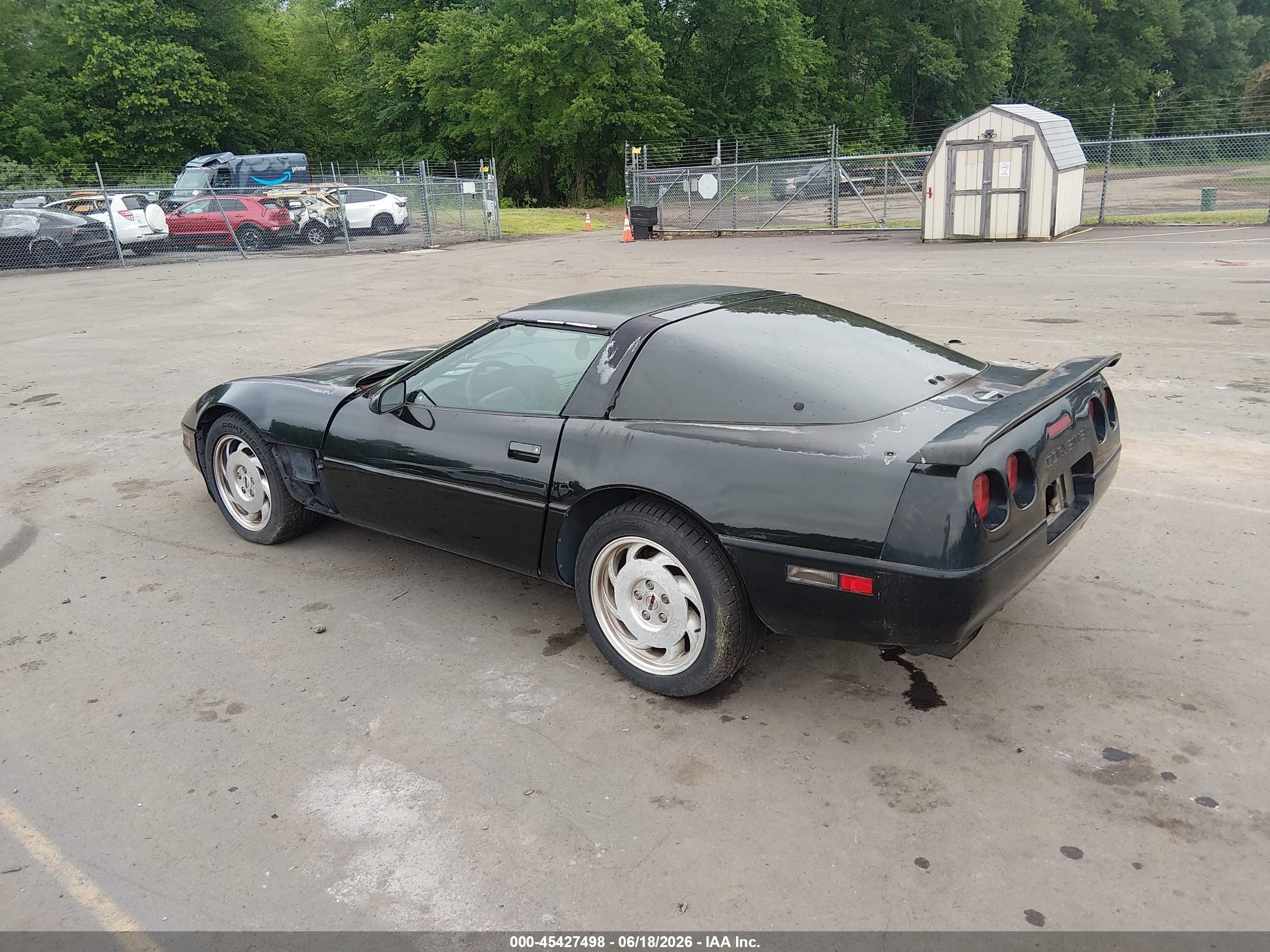 1996 Chevrolet Corvette Black vin: 1G1YY22P2T5101610