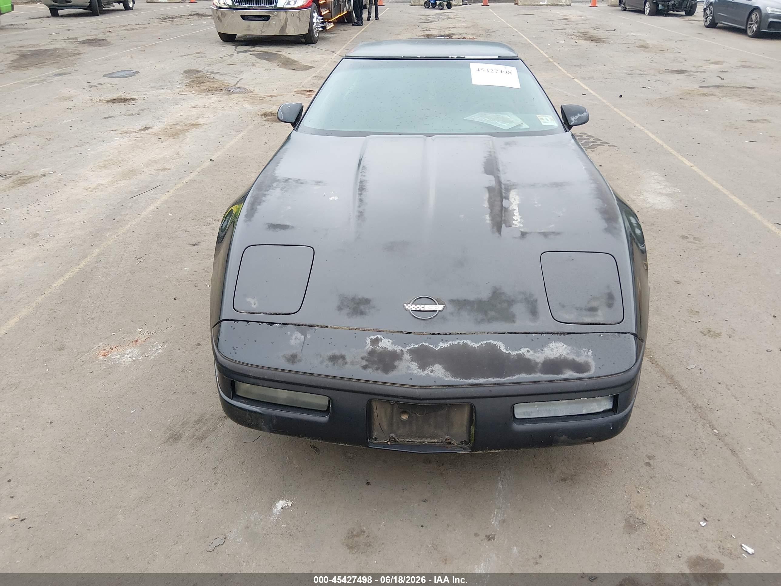 1996 Chevrolet Corvette Black vin: 1G1YY22P2T5101610