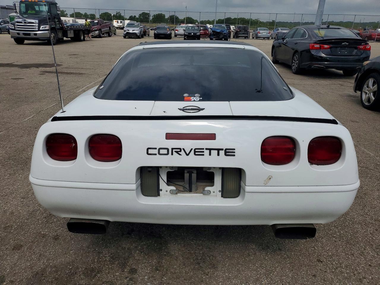 1996 Chevrolet Corvette Белый vin: 1G1YY22P2T5117497