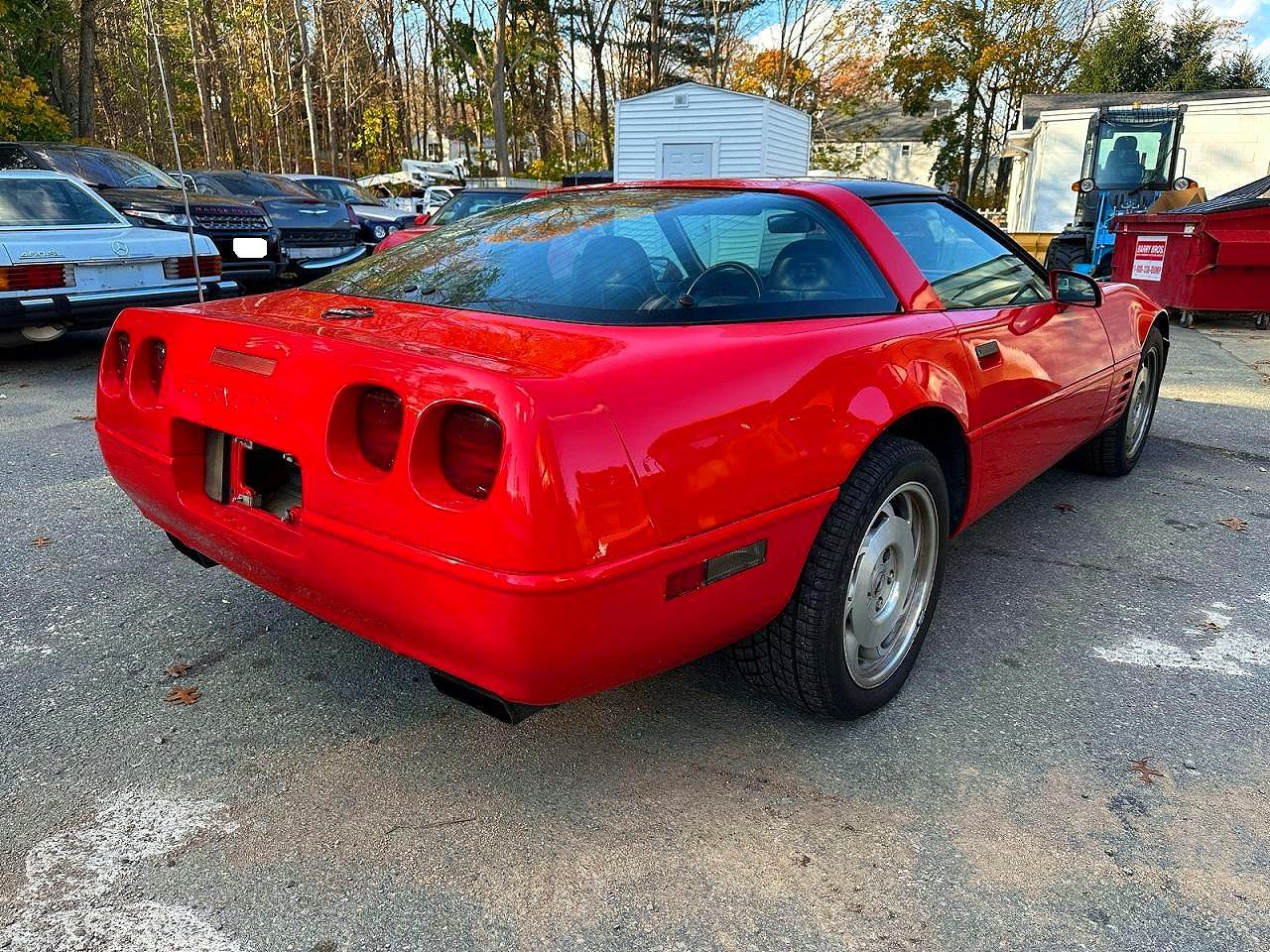 1994 Chevrolet Corvette Red vin: 1G1YY22P4R5108017