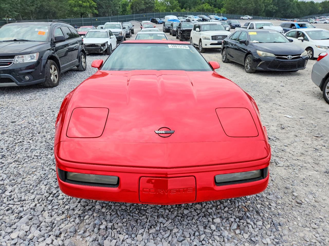 1995 Chevrolet Corvette Красный vin: 1G1YY22P4S5105625