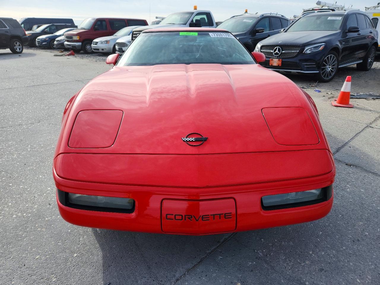 1995 Chevrolet Corvette Red vin: 1G1YY22P4S5118262