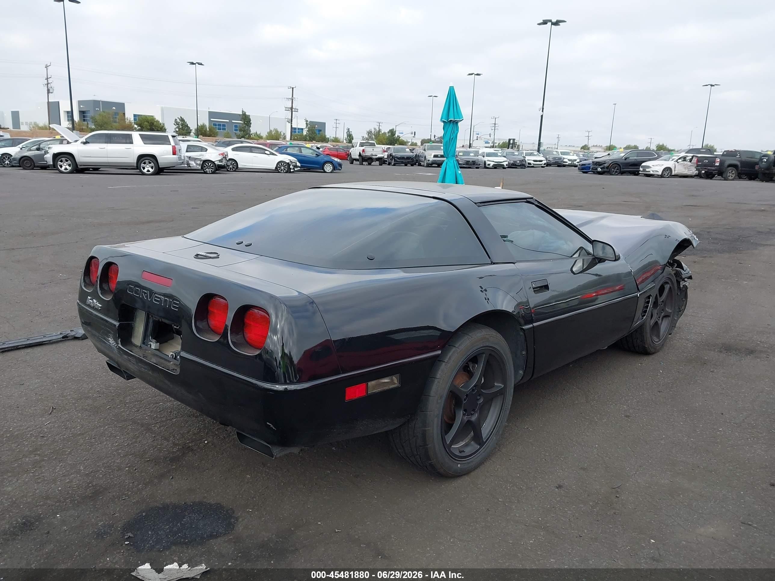 1996 Chevrolet Corvette   Black vin: 1G1YY22P6T5106888