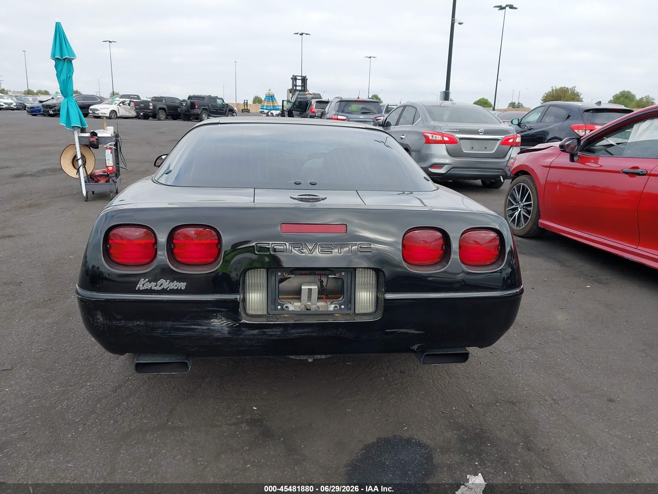 1996 Chevrolet Corvette   Black vin: 1G1YY22P6T5106888