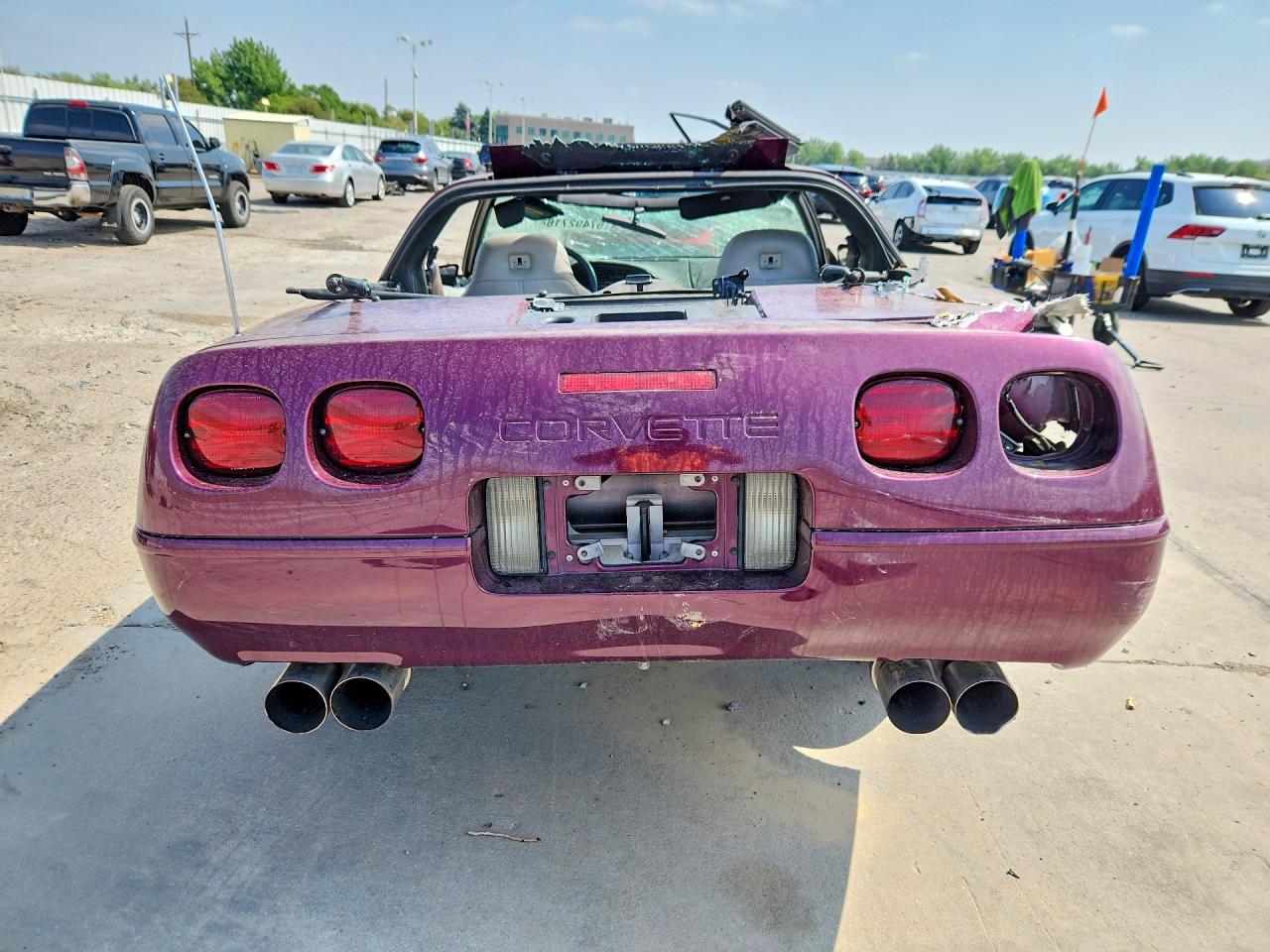 1995 Chevrolet Corvette Purple vin: 1G1YY22P7S5107028