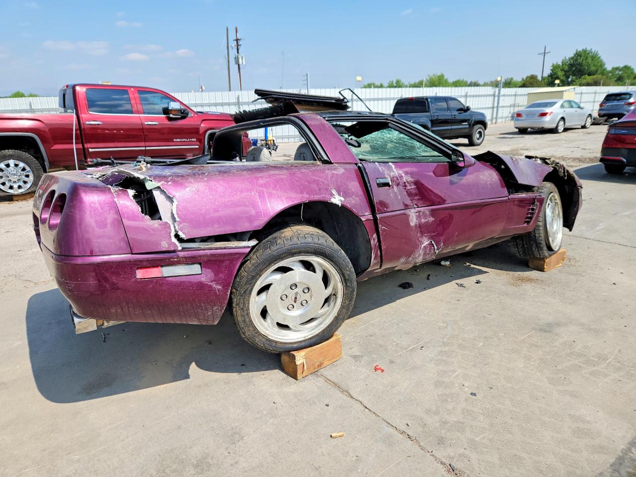 1995 Chevrolet Corvette Purple vin: 1G1YY22P7S5107028