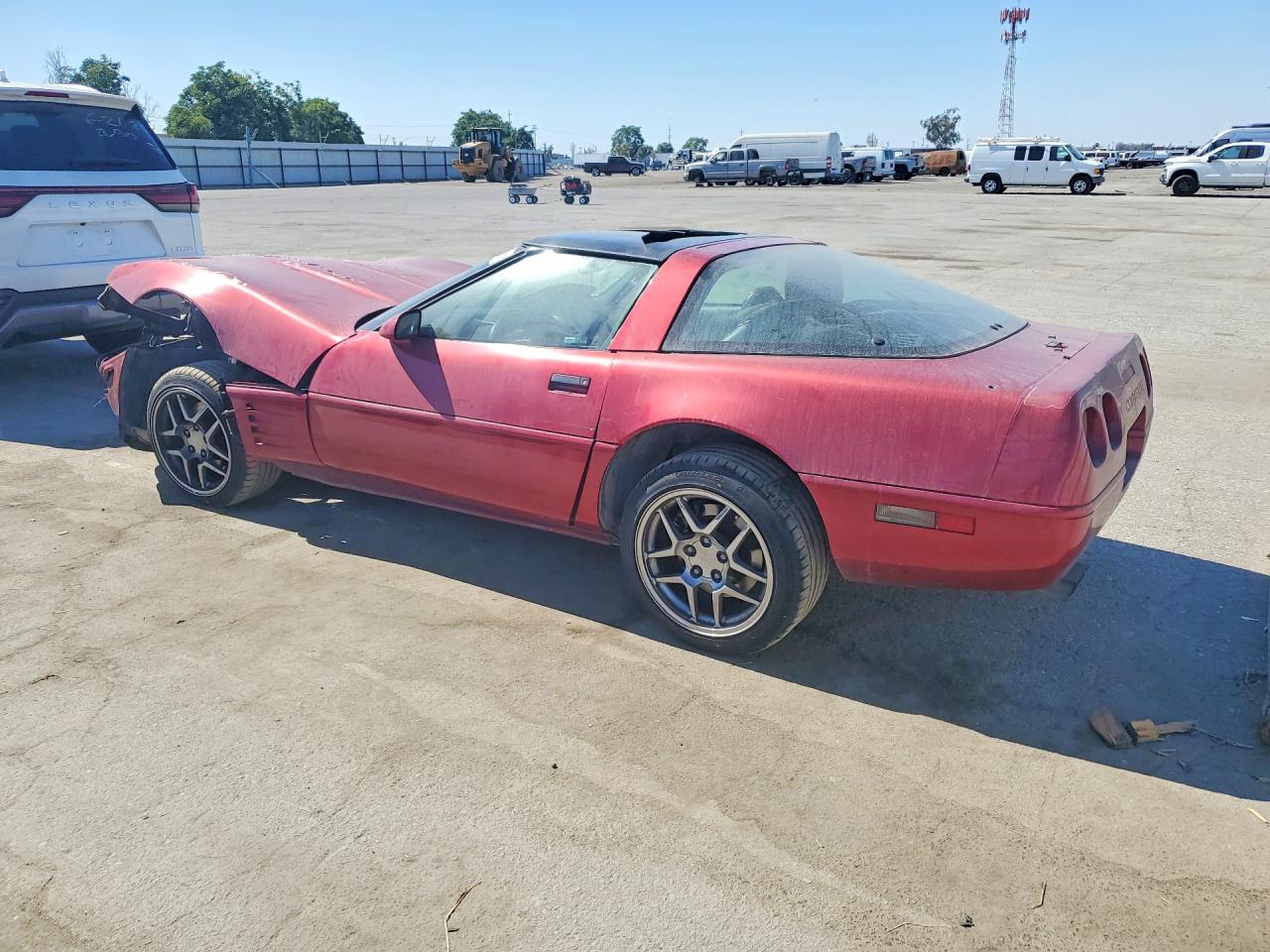 1994 Chevrolet Corvette Maroon vin: 1G1YY22P8R5116914