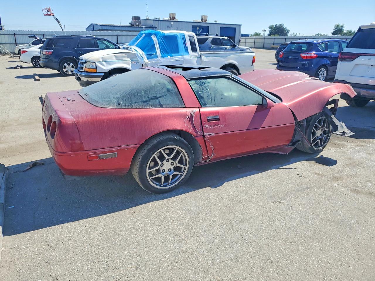 1994 Chevrolet Corvette Maroon vin: 1G1YY22P8R5116914