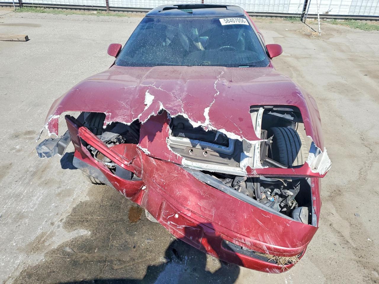 1994 Chevrolet Corvette Maroon vin: 1G1YY22P8R5116914