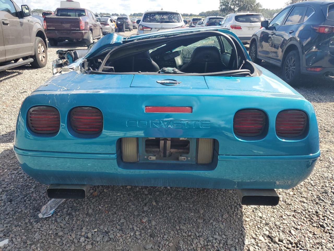 1996 Chevrolet Corvette Бирюзовый vin: 1G1YY22P8T5104303