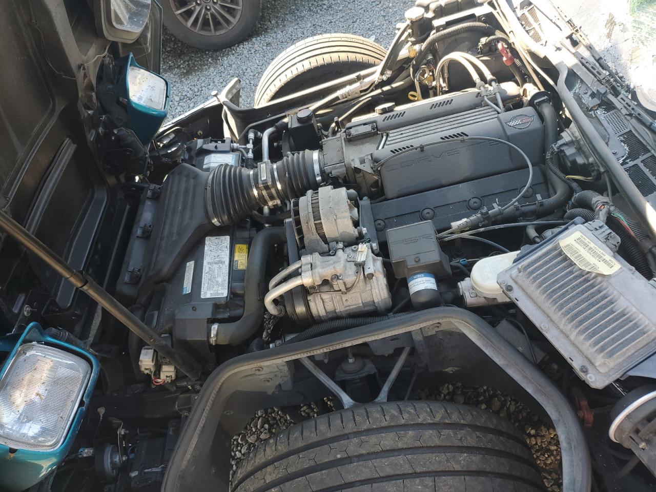 1996 Chevrolet Corvette Бирюзовый vin: 1G1YY22P8T5104303