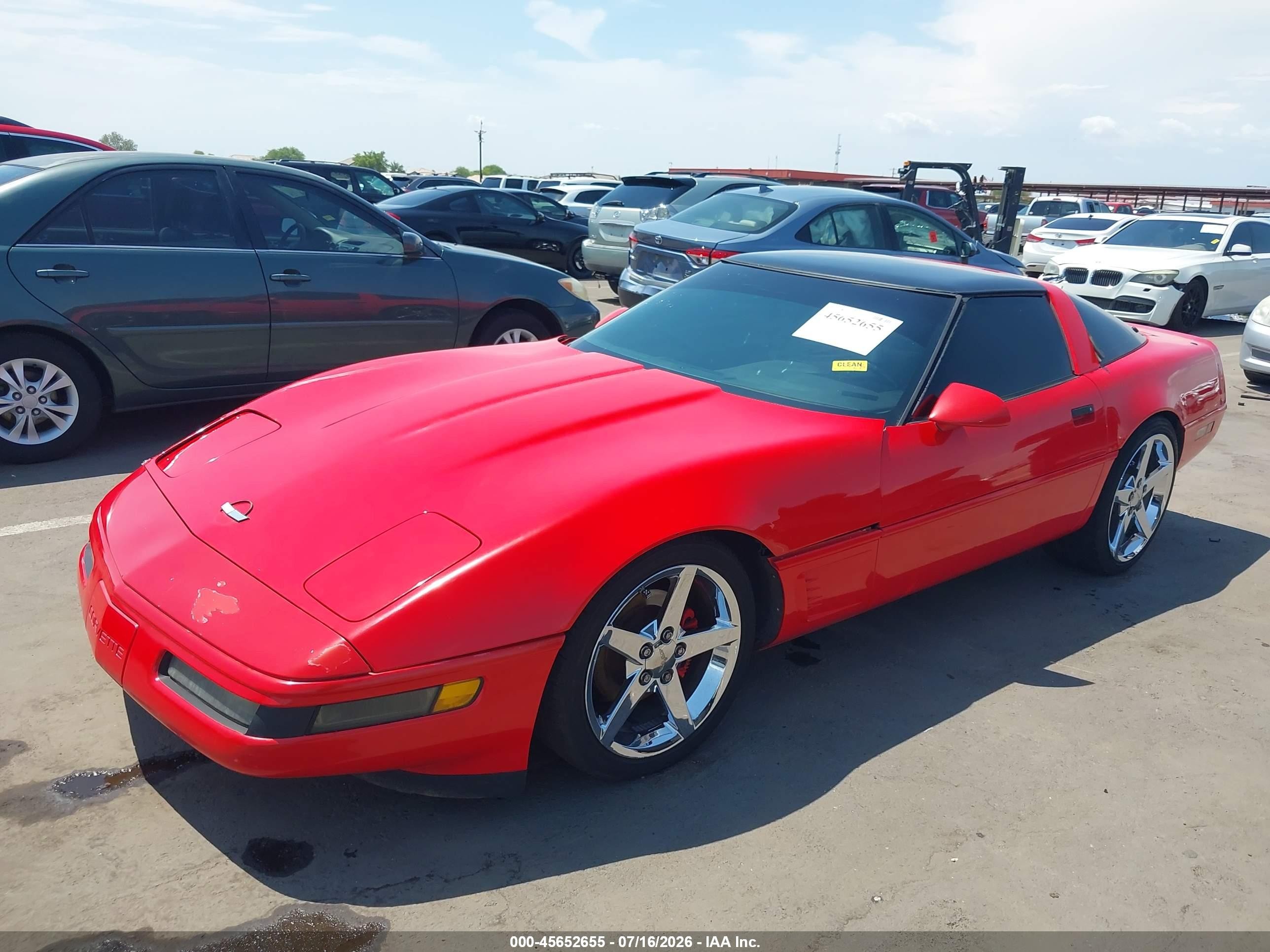 1994 Chevrolet Corvette   Red vin: 1G1YY22P9R5103895