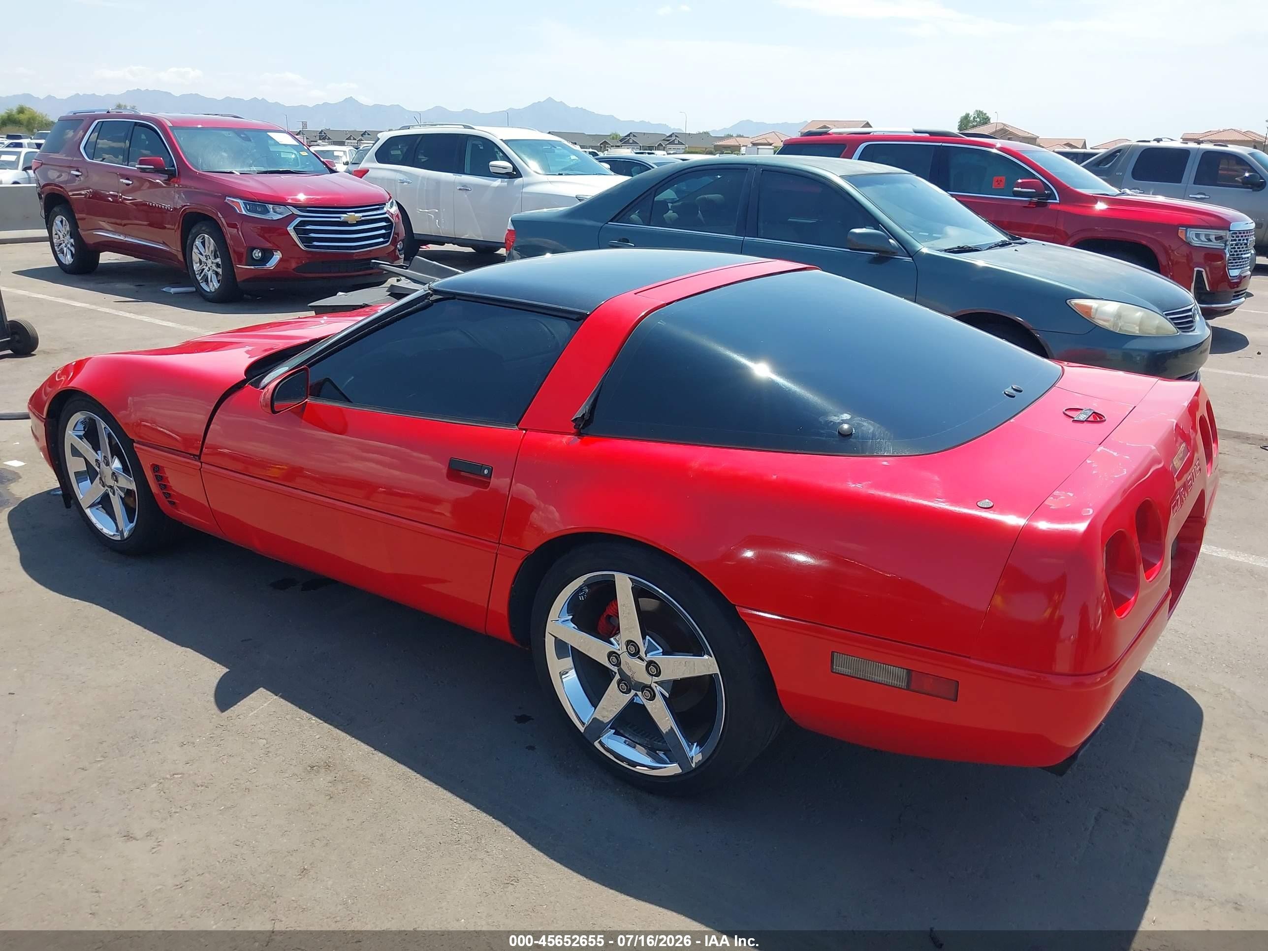 1994 Chevrolet Corvette   Red vin: 1G1YY22P9R5103895