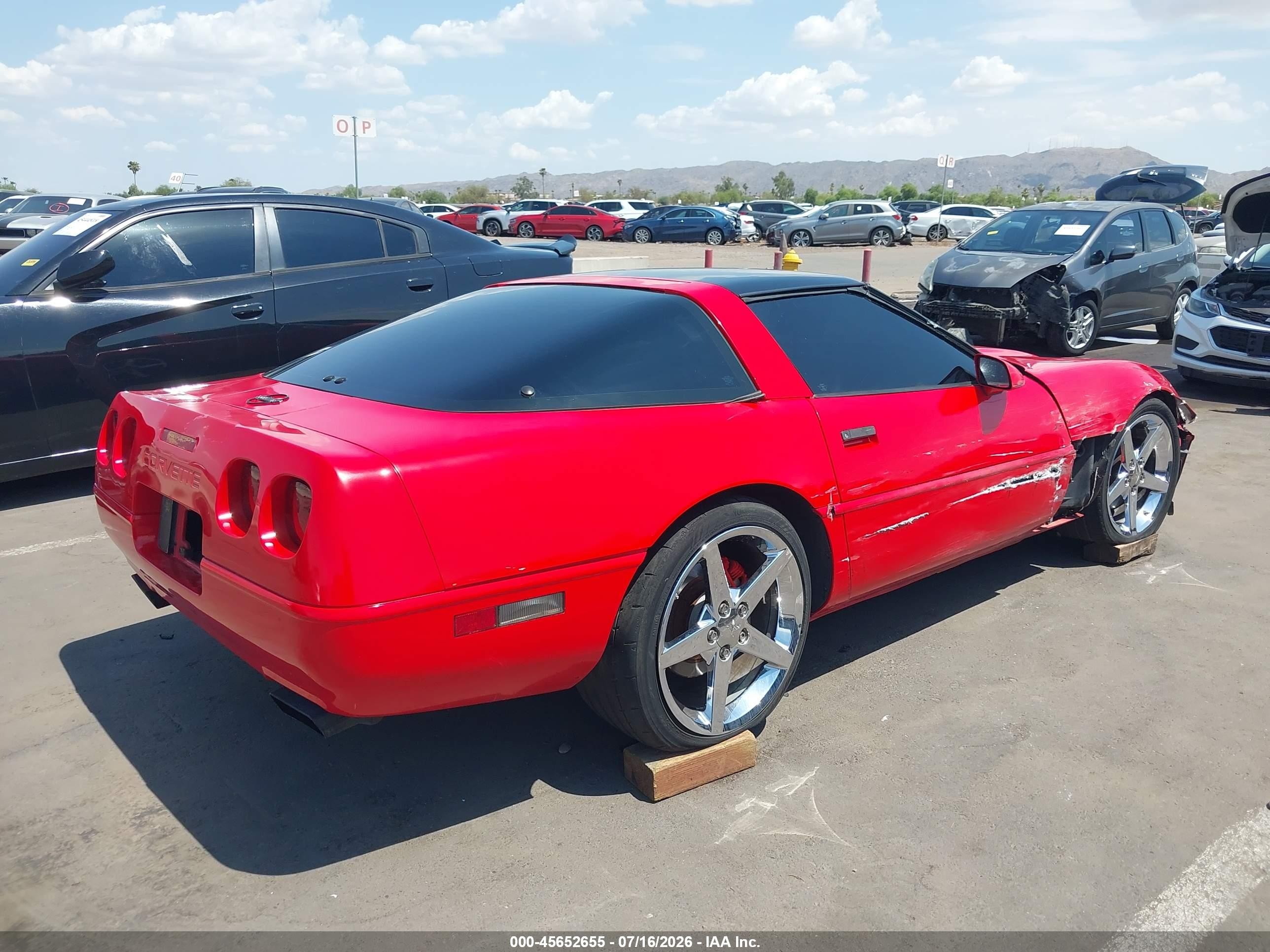 1994 Chevrolet Corvette   Red vin: 1G1YY22P9R5103895