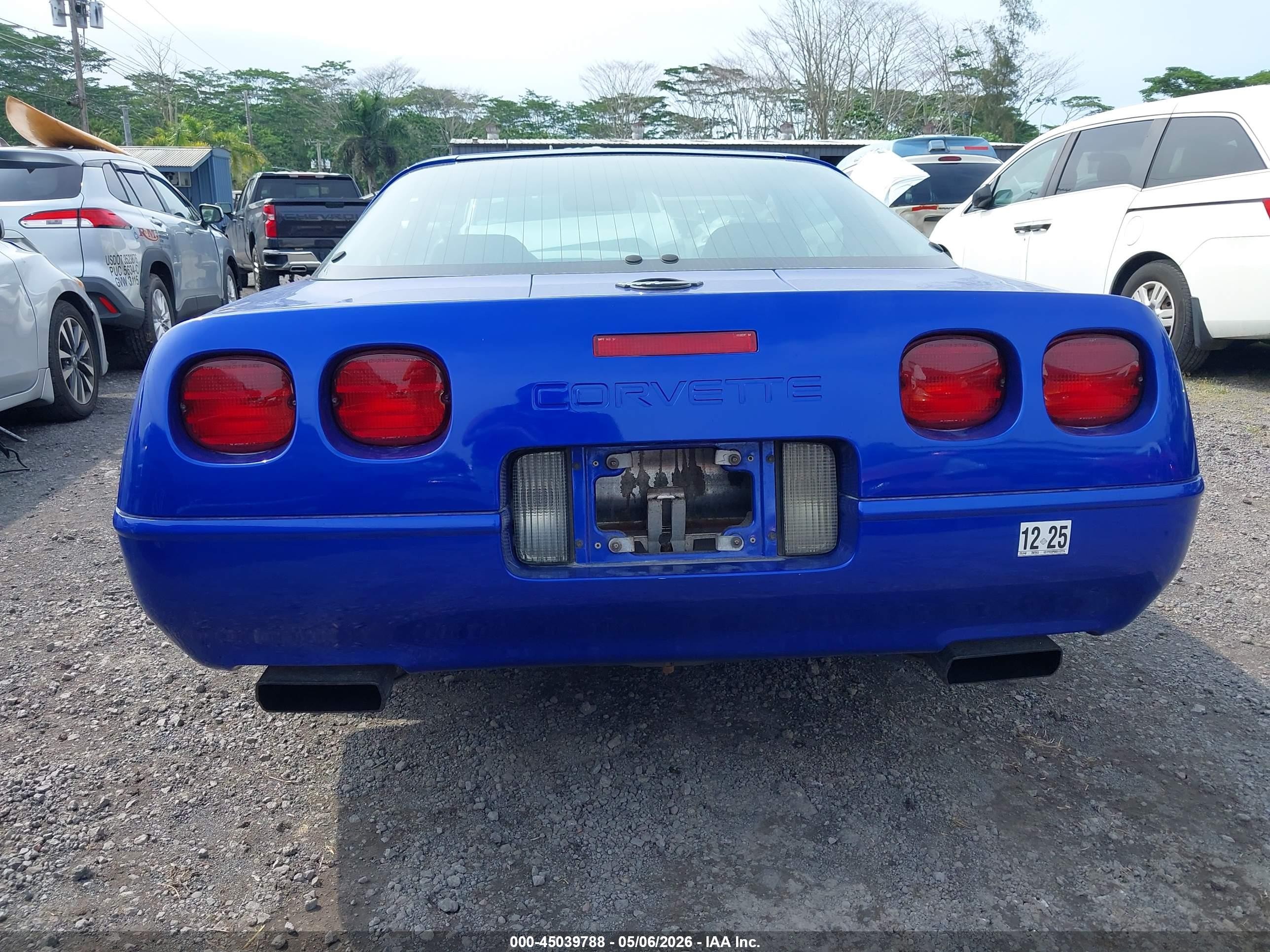1994 Chevrolet Corvette   Blue vin: 1G1YY22P9R5112774