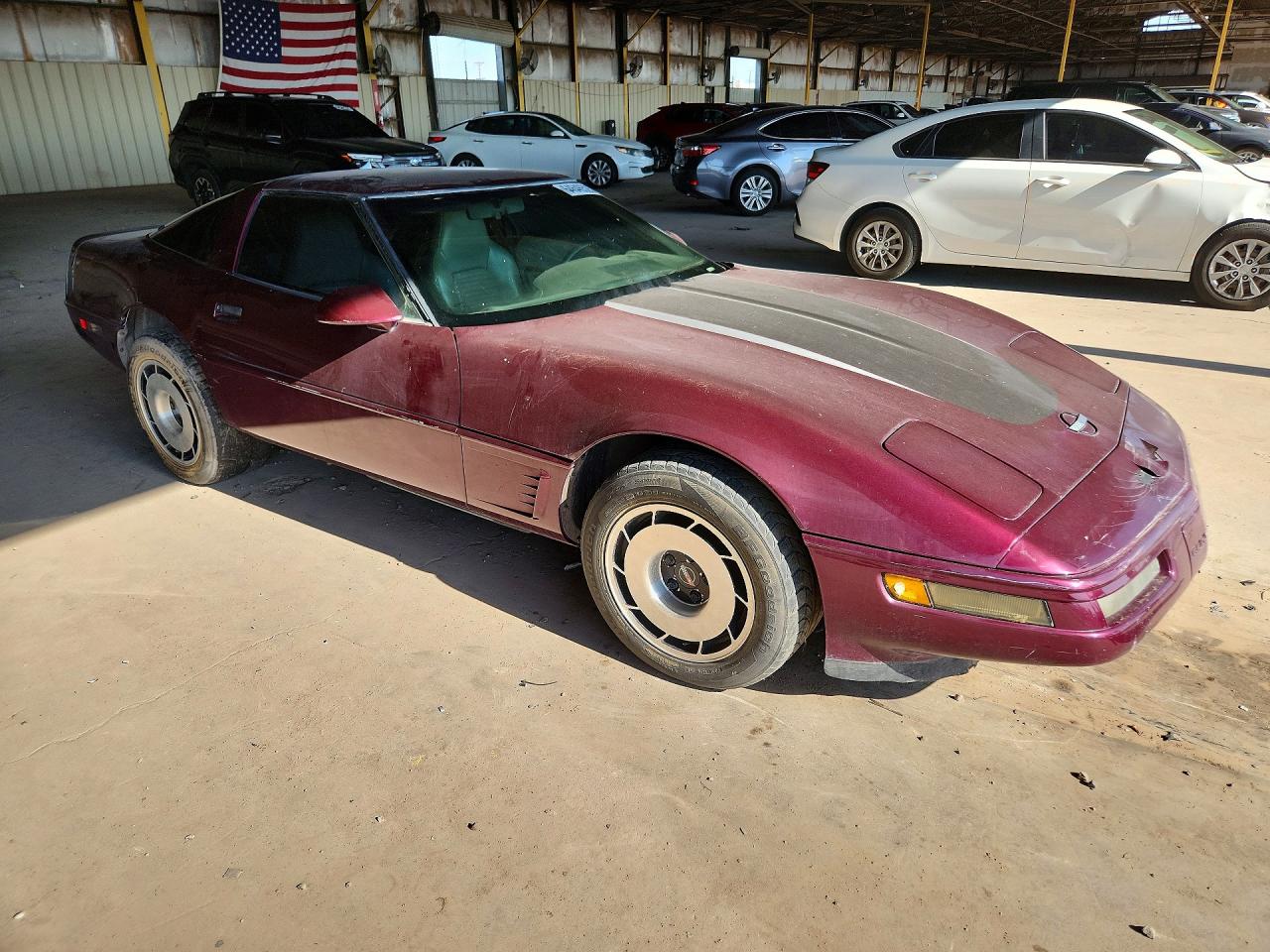 1995 Chevrolet Corvette Maroon vin: 1G1YY22P9S5117916