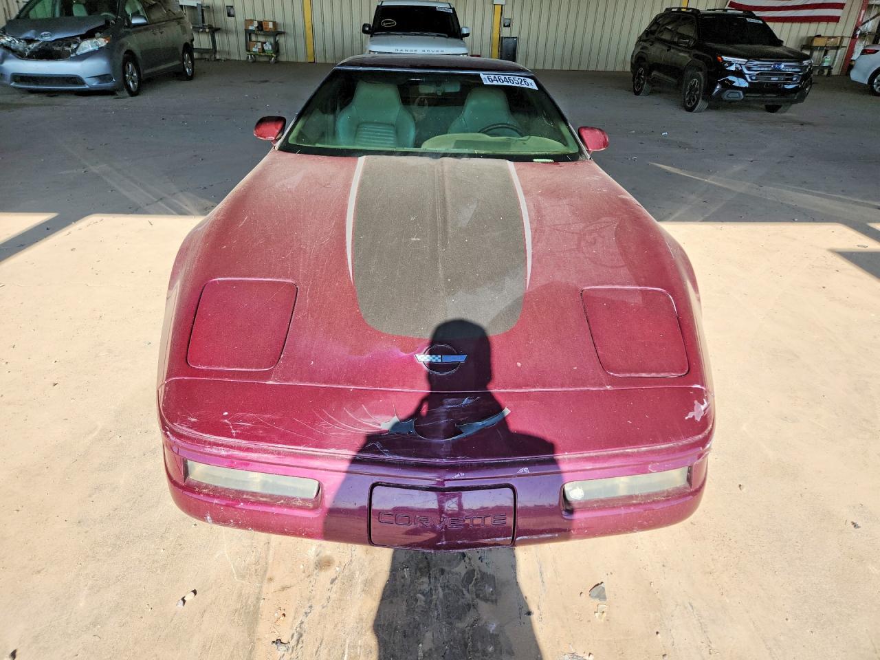 1995 Chevrolet Corvette Maroon vin: 1G1YY22P9S5117916