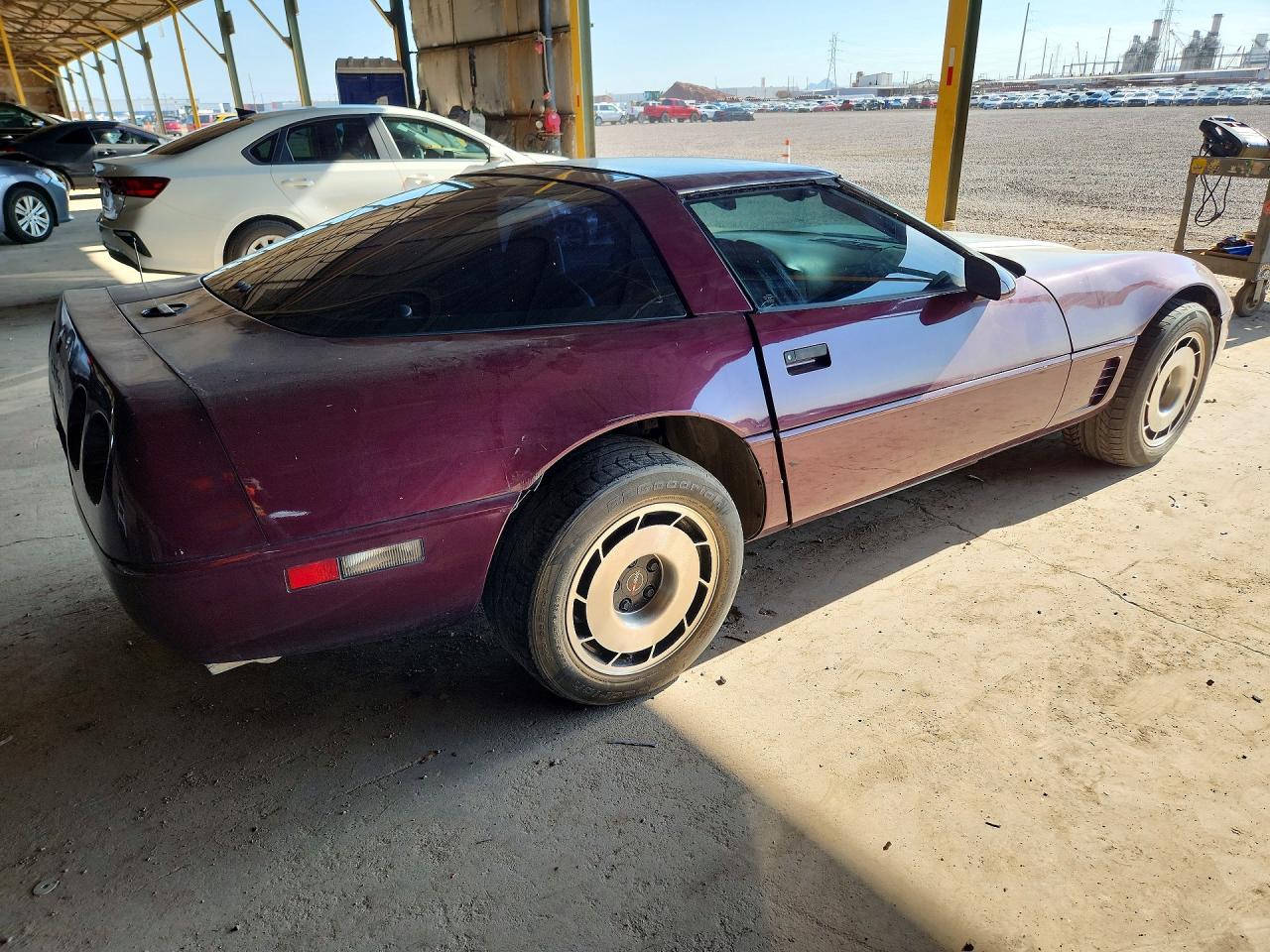 1995 Chevrolet Corvette Maroon vin: 1G1YY22P9S5117916