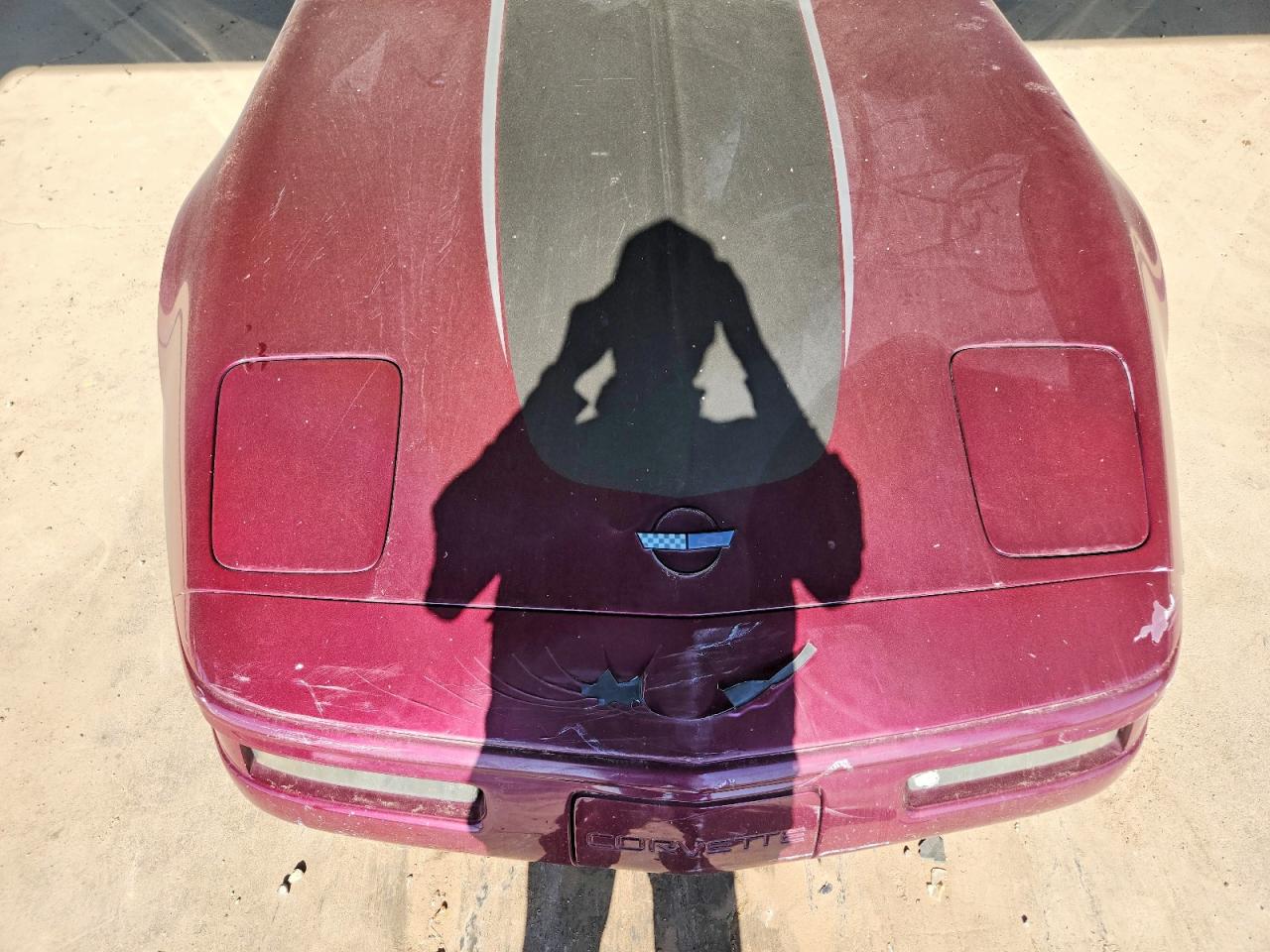 1995 Chevrolet Corvette Maroon vin: 1G1YY22P9S5117916