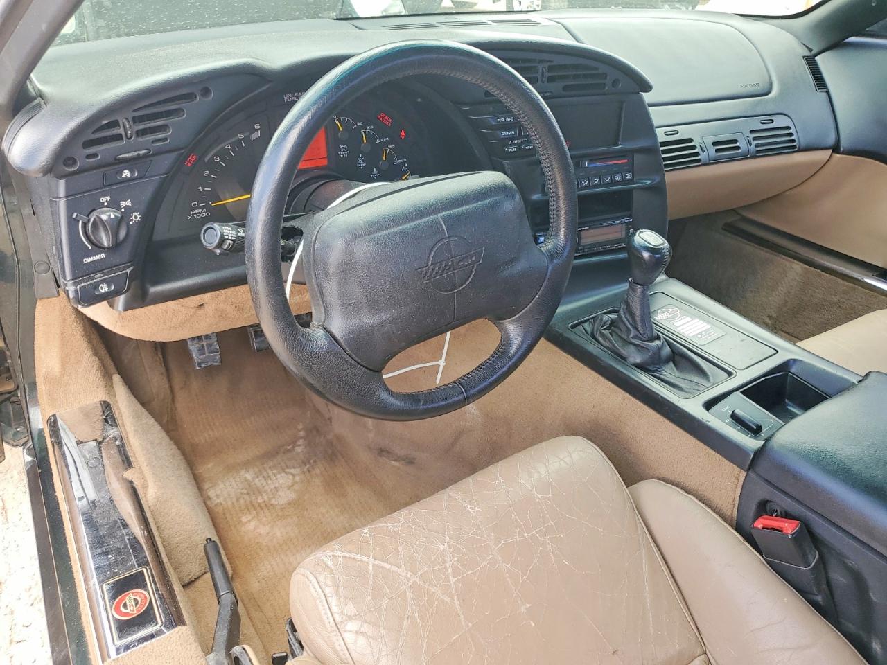 1995 Chevrolet Corvette Green vin: 1G1YY22PXS5106200