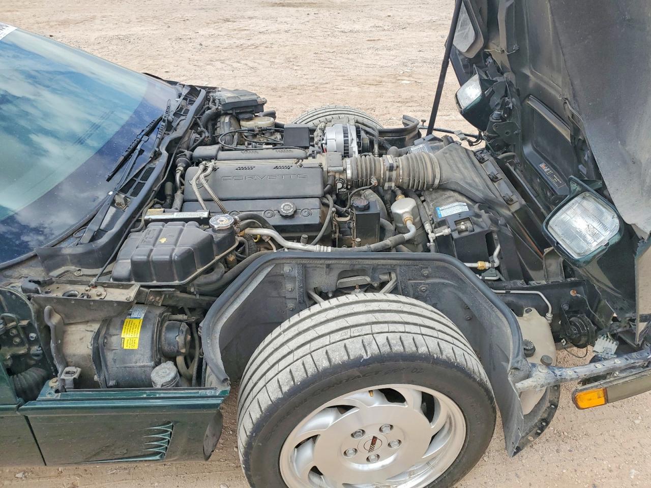 1995 Chevrolet Corvette Green vin: 1G1YY22PXS5106200